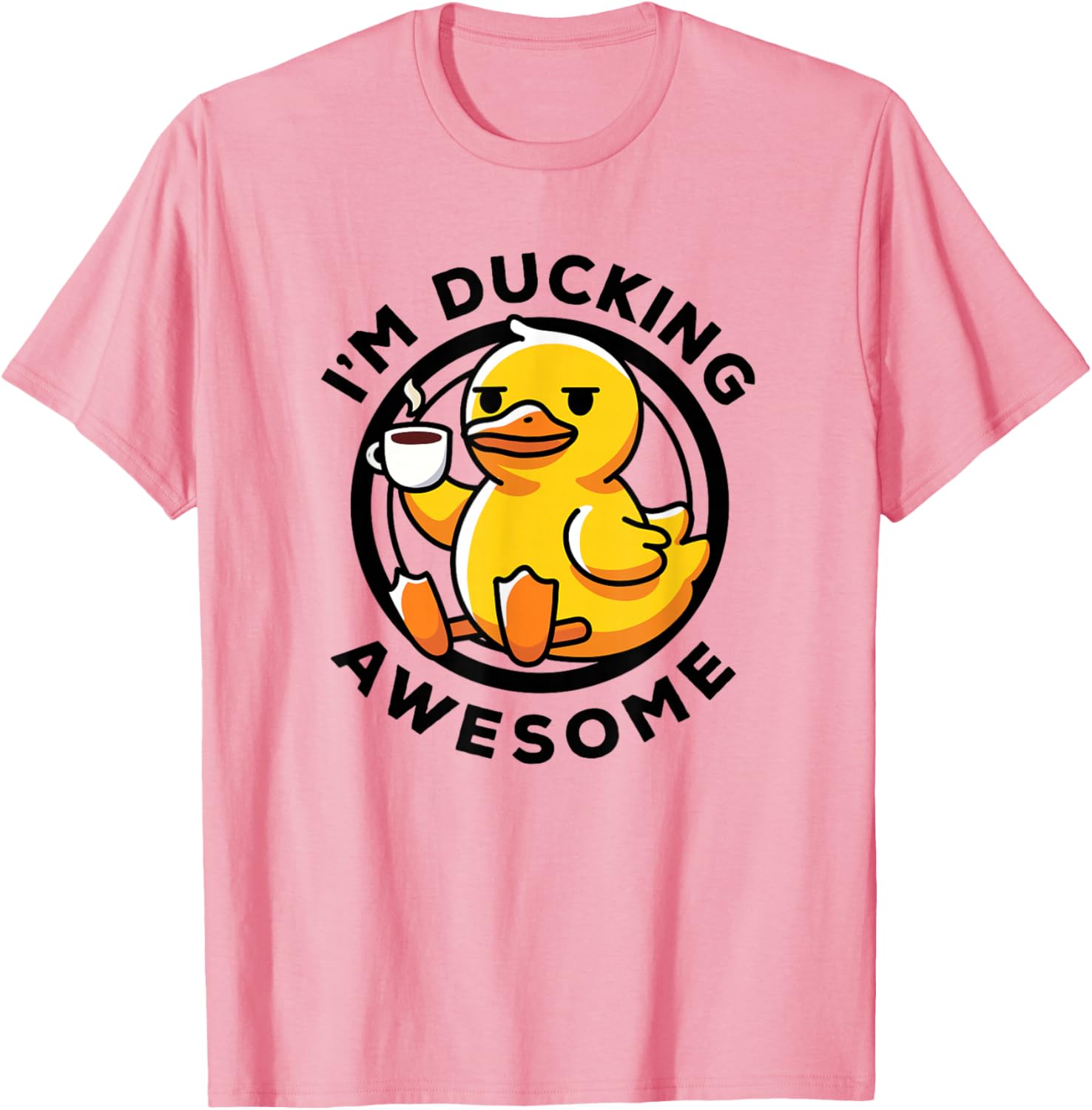 Funny Duck Lovers T-Shirt I'm Ducking Awesome Cute Rubber Duck Shirt - 5