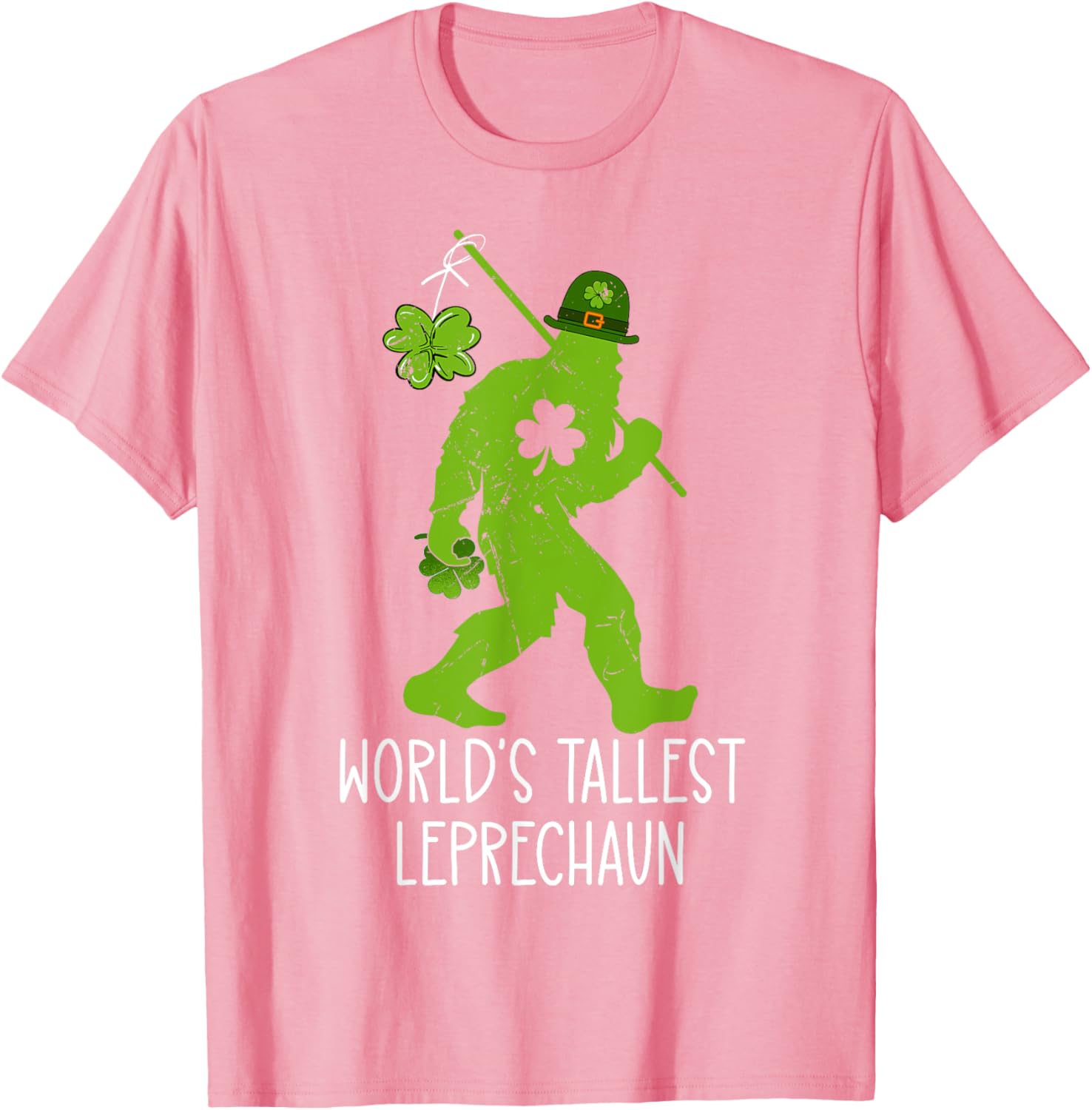 World's Tallest Leprechaun Bigfoot Sasquatch St Patrick's Day T-Shirt - 17