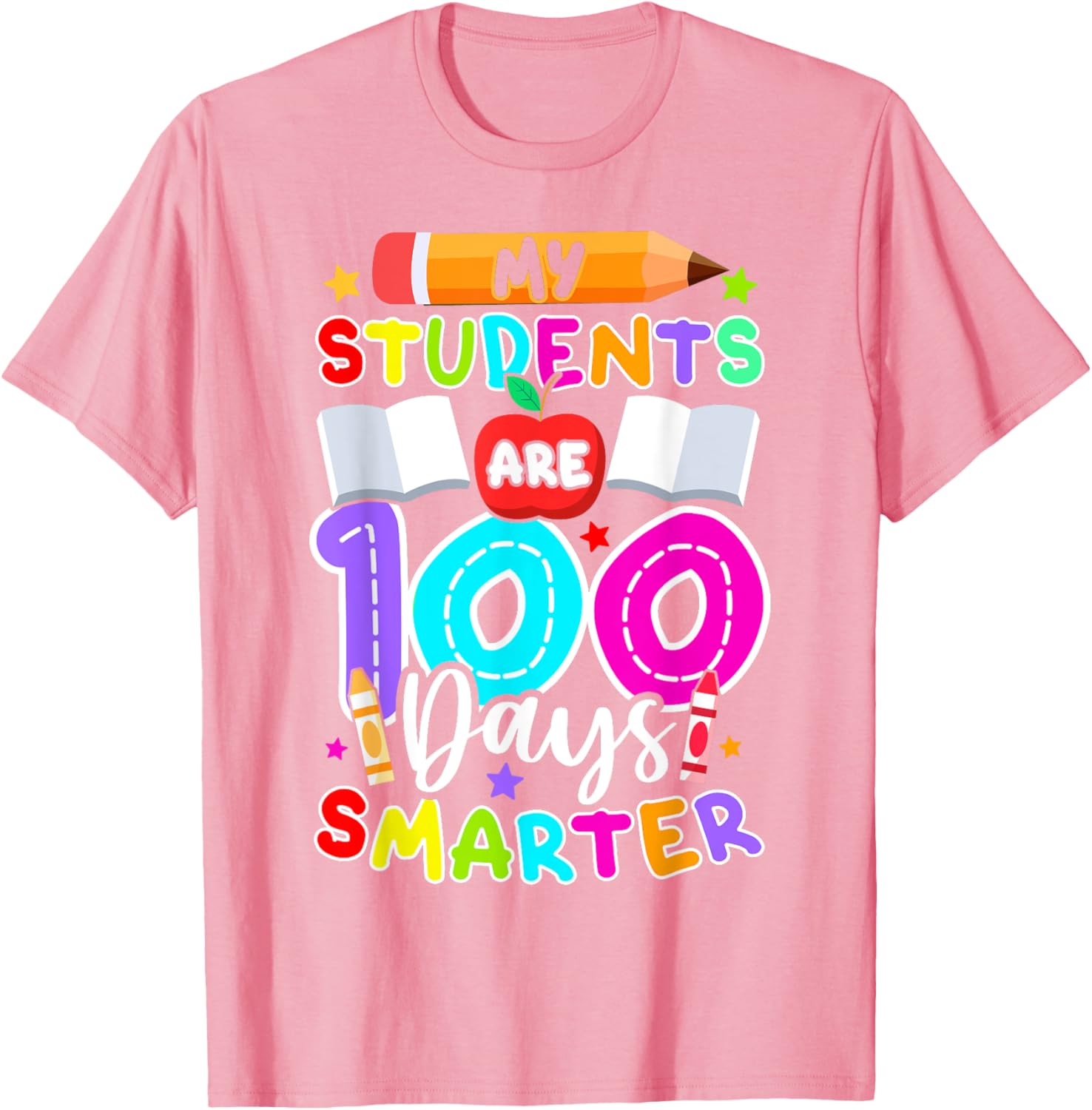 My Students Are 100 Days Smarter T-Shirt for 100th Day of School - 10