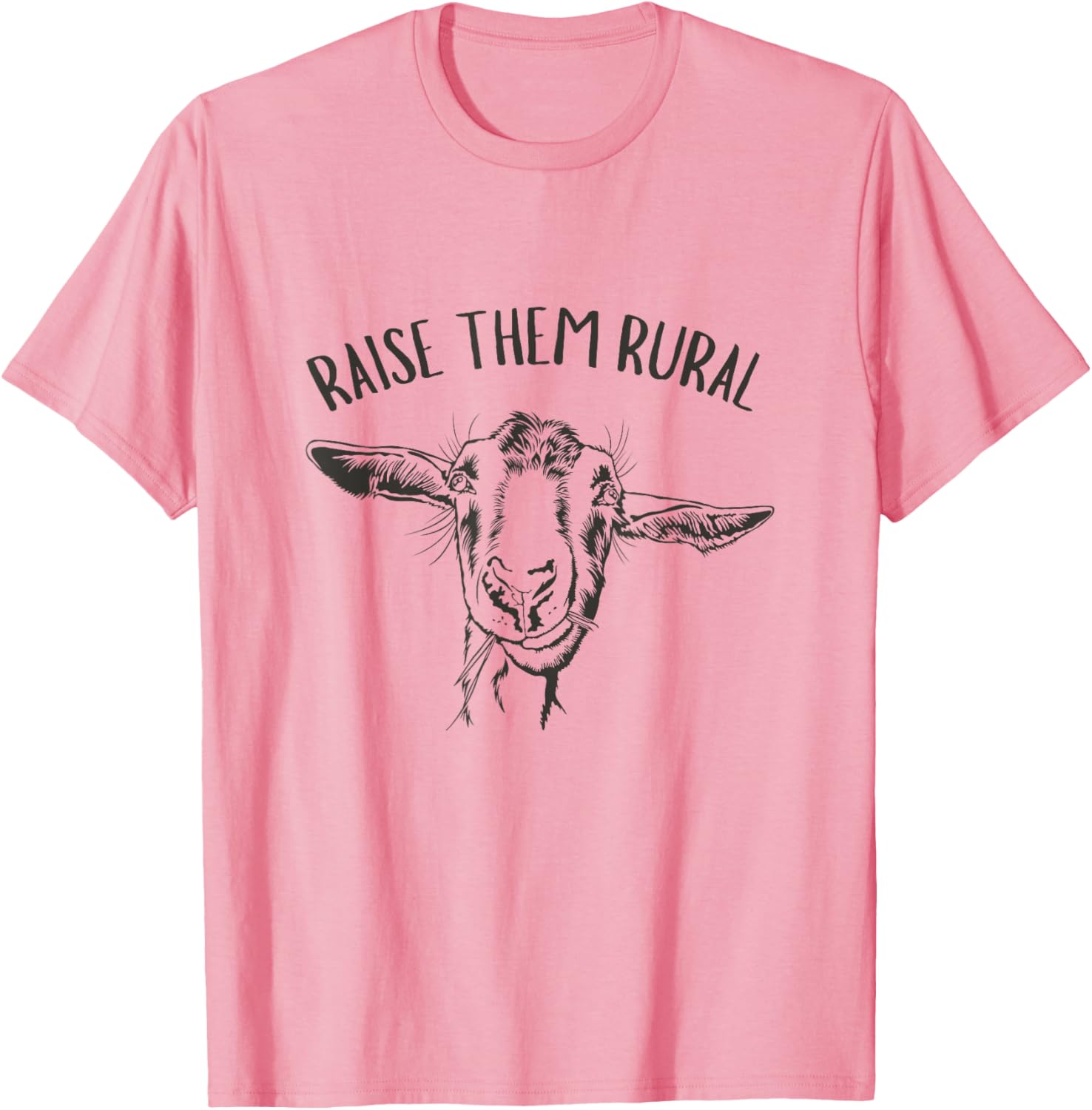 Raise Them Rural Goat Farmers T-Shirt - Fun Country Living Apparel - 9