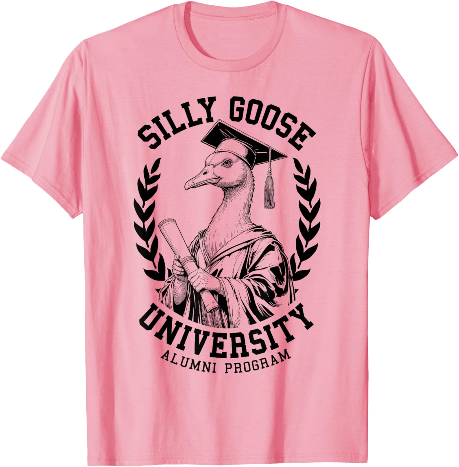 Silly Goose University Funny Alumni Varsity T-Shirt for Graduates - 5