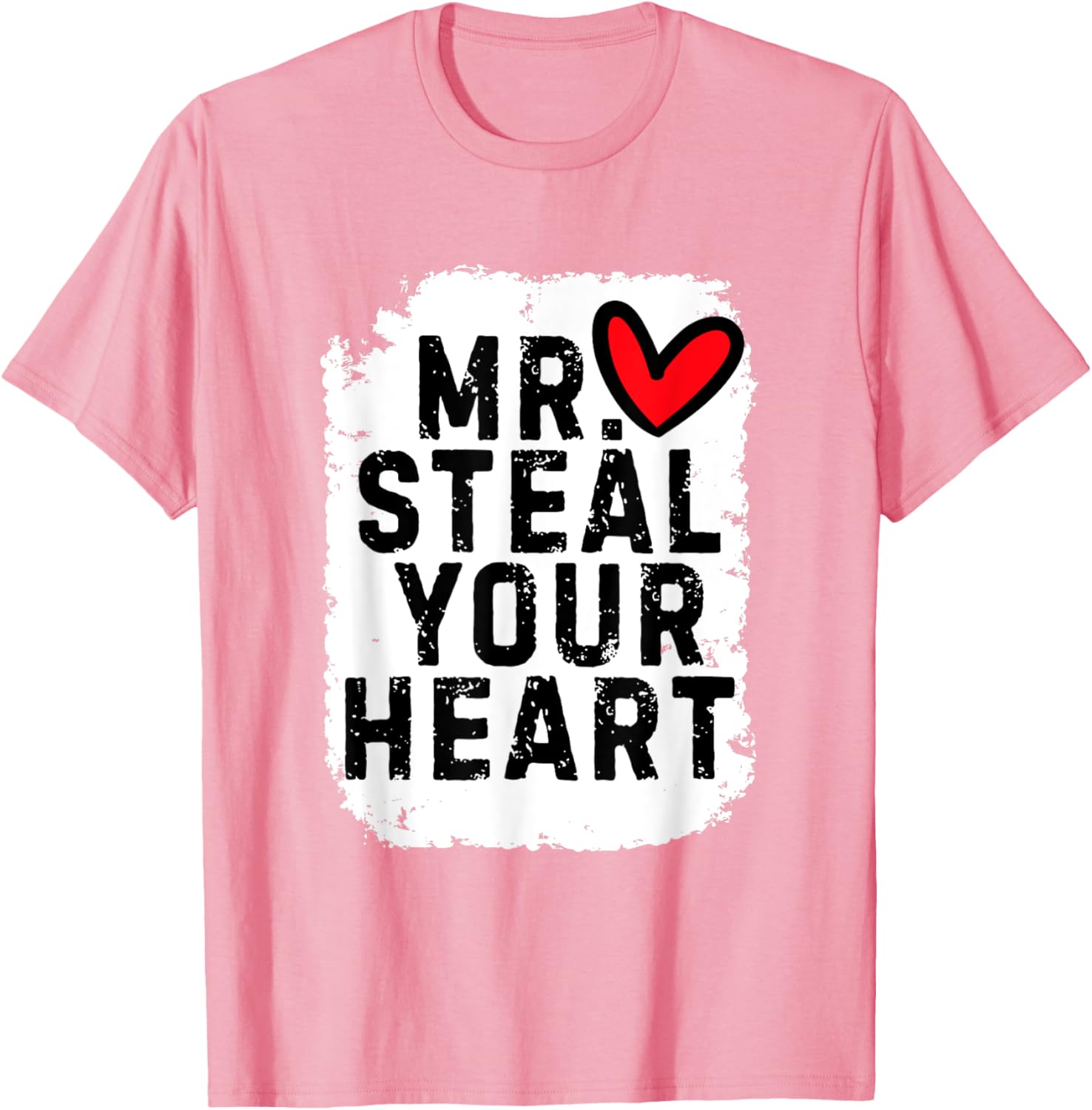 Mr Steal Your Heart Boys Toddler Valentine's Day T-Shirt for Kids - 12