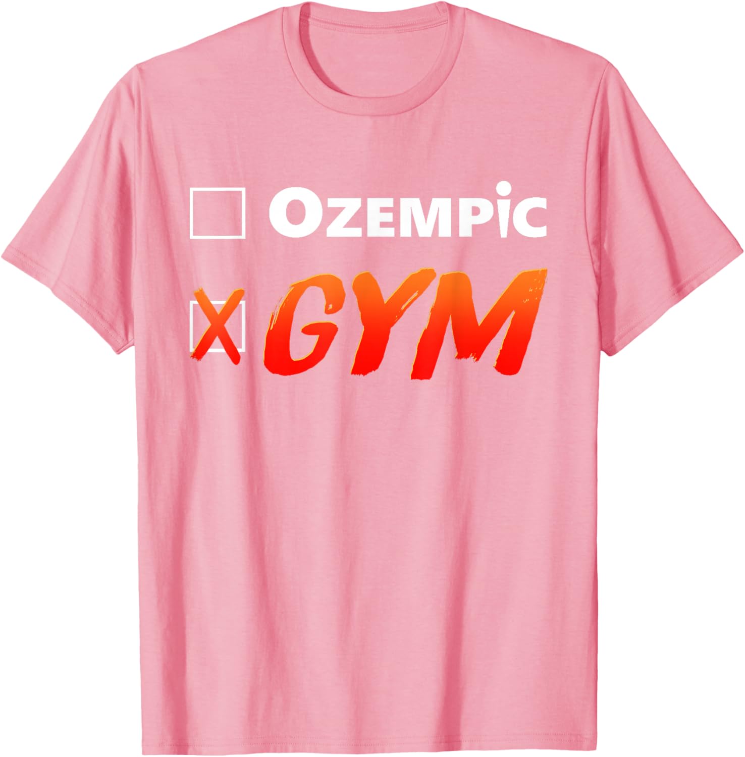 Funny Ozempic Gym T-Shirt for Fitness Lovers - Unique Design Apparel - 16