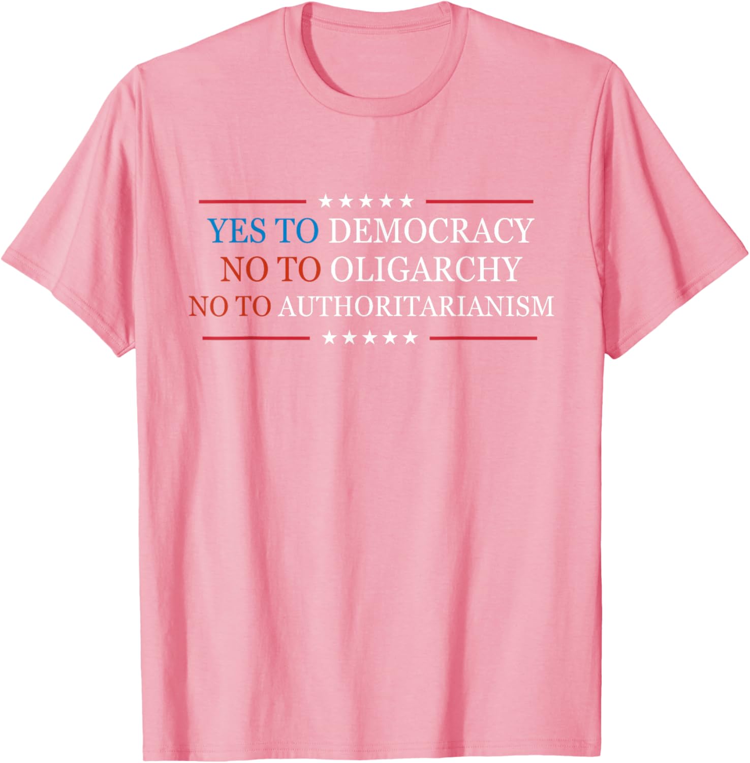 Yes To Democracy No To Oligarchy Bernie Sanders Quote T-Shirt for Activists - 9
