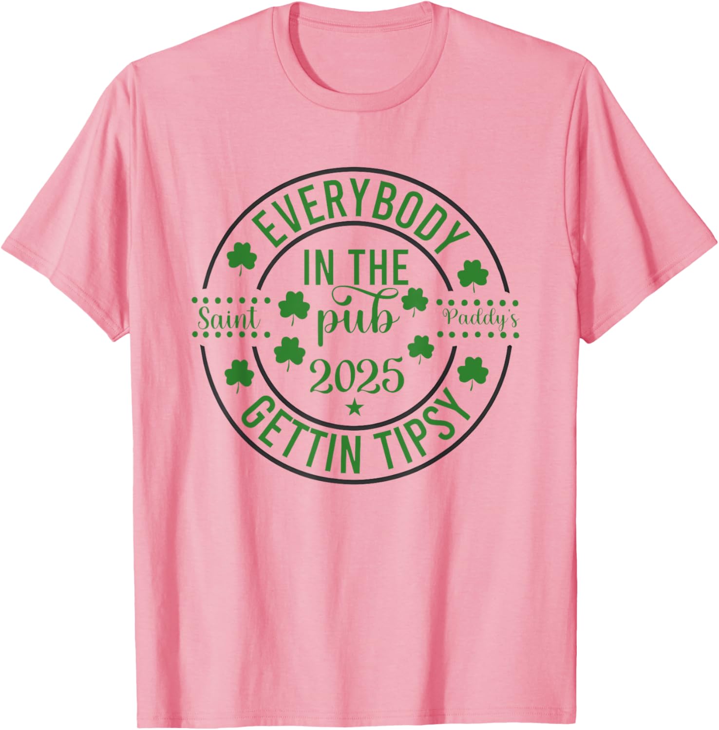 Everybody In The Pub 2025 Saint Vaddy's Gettin Tipsy T-Shirt for Fun Gatherings - 12