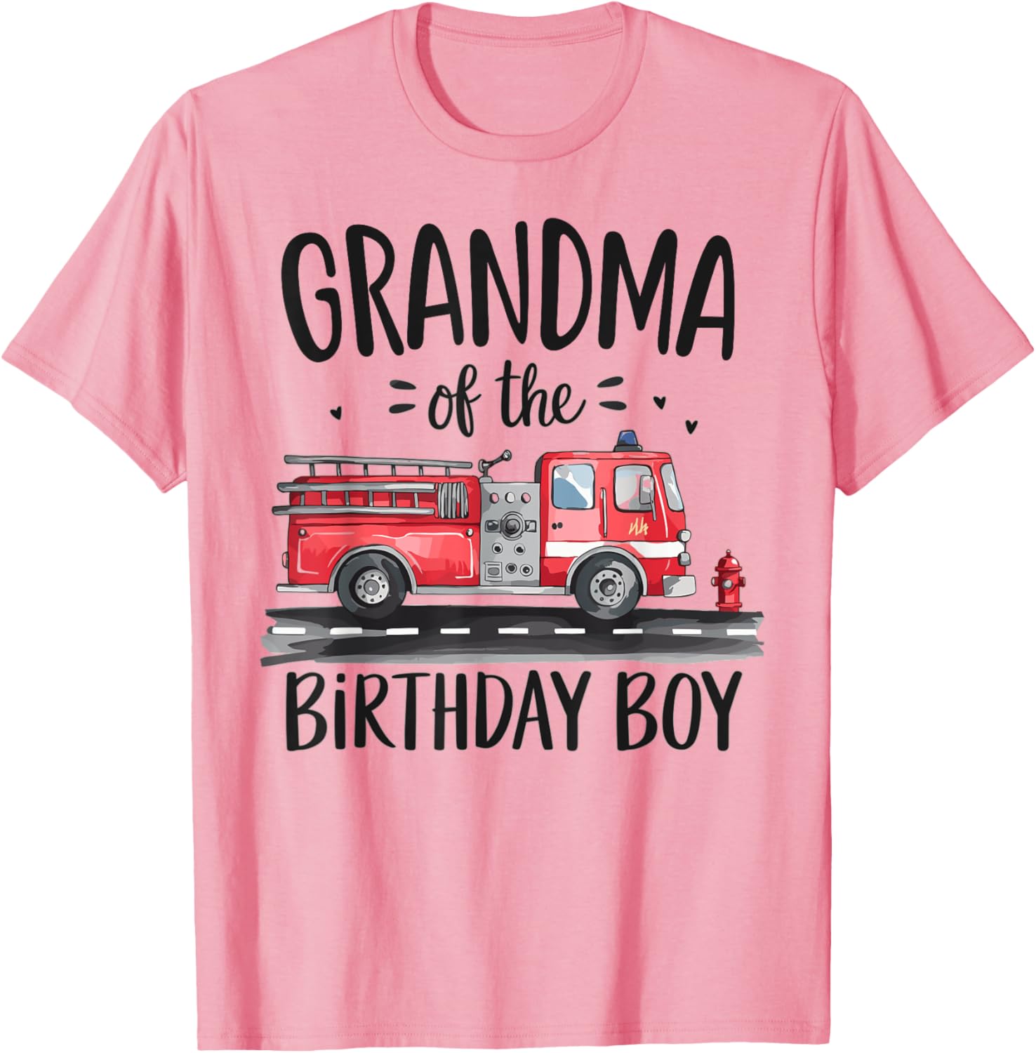 Grandma Firefighter Birthday Boy T-Shirt for Gigi - Fun Gift Idea - 2