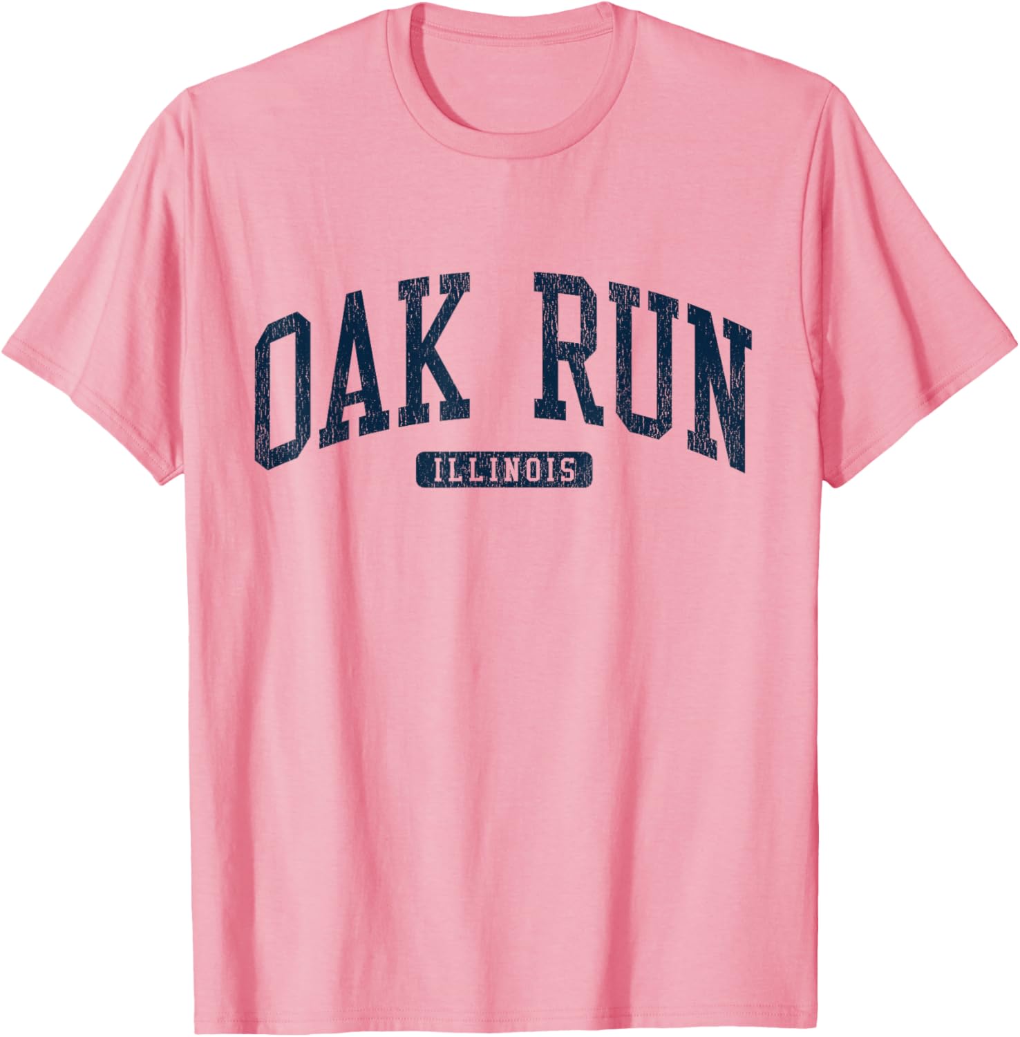 Oak Run Illinois College University Blue T-Shirt for Students and Fans - 17