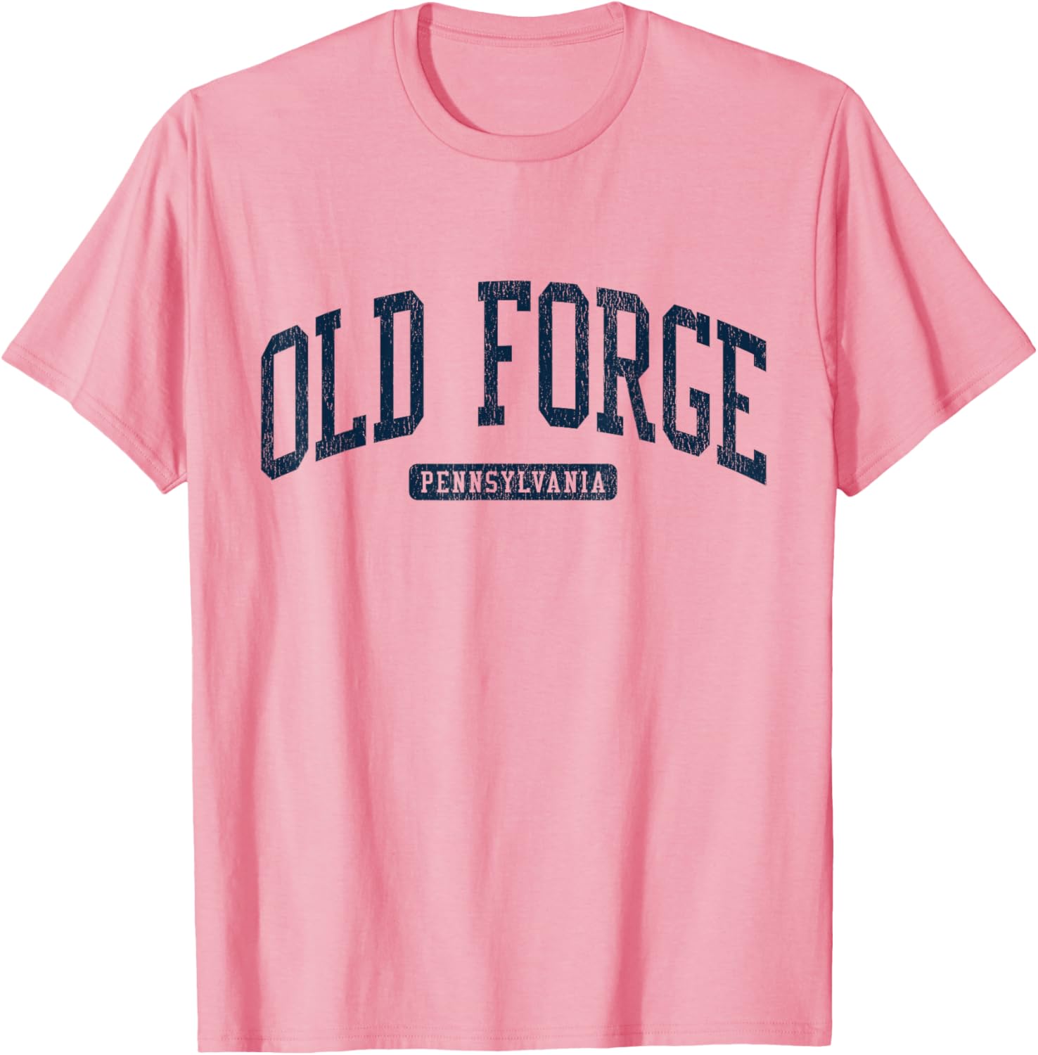 Old Forge PA College Style Blue T-Shirt for Students and Alumni - 12