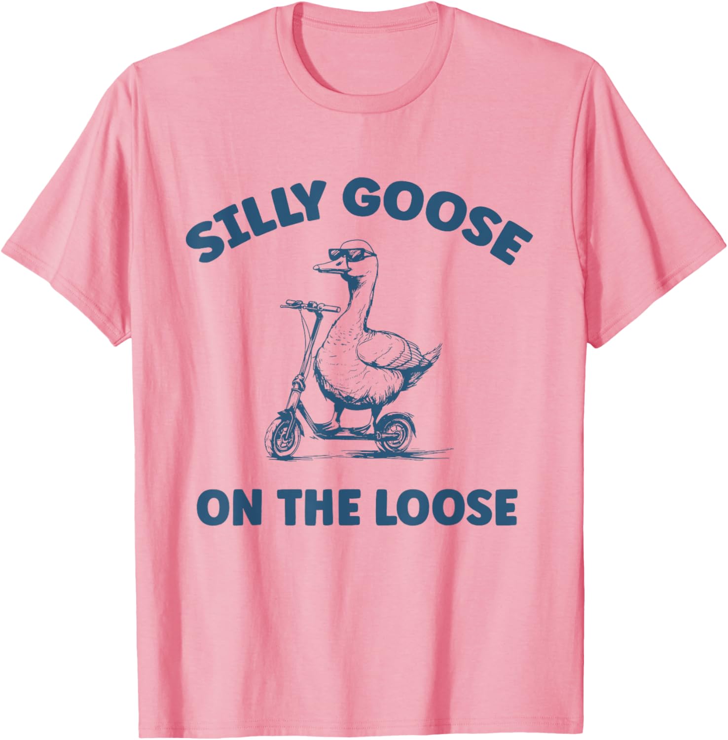 Funny Silly Goose On The Loose Kids T-Shirt for Boys and Girls - 12