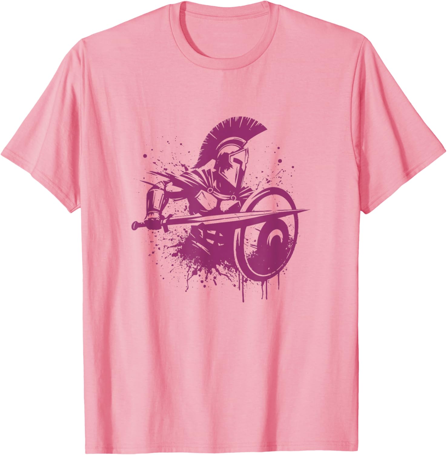 Warrior Spirit Snirt Sparta T-Shirt Hoodie with Knight Motif Design - 5