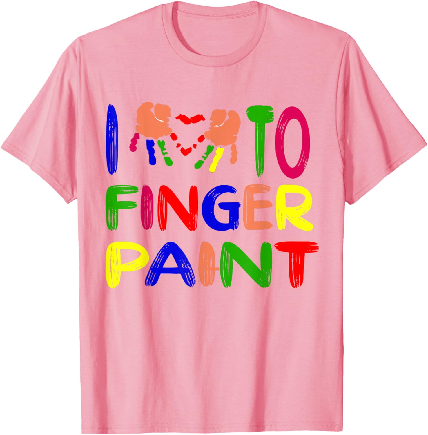 Cute Couple Valentine T-Shirt I Heart Love to Finger Paint Gift - 22