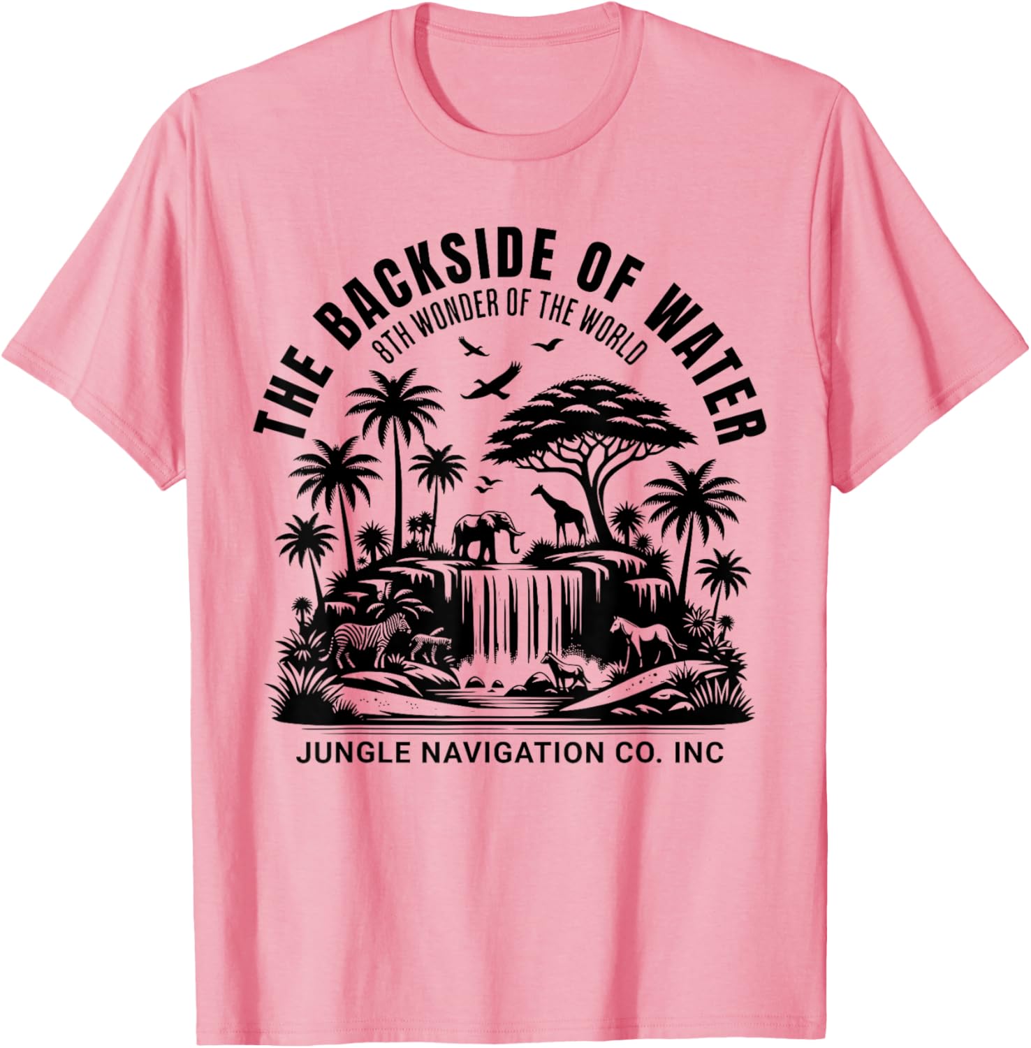 Jungle Adventure T-Shirt Backside of Water Cruise Theme Park Ride - 20