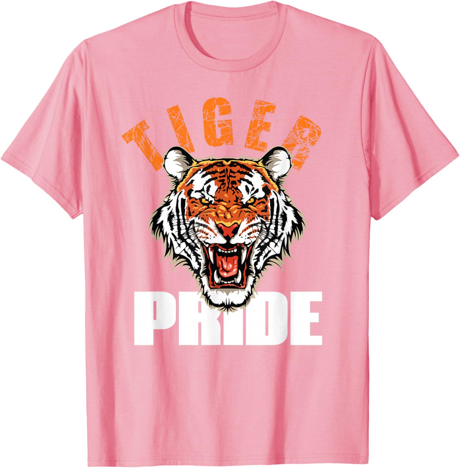 Retro Vintage Tiger Pride Mascot T-Shirt for School Sports Team Fans - 9