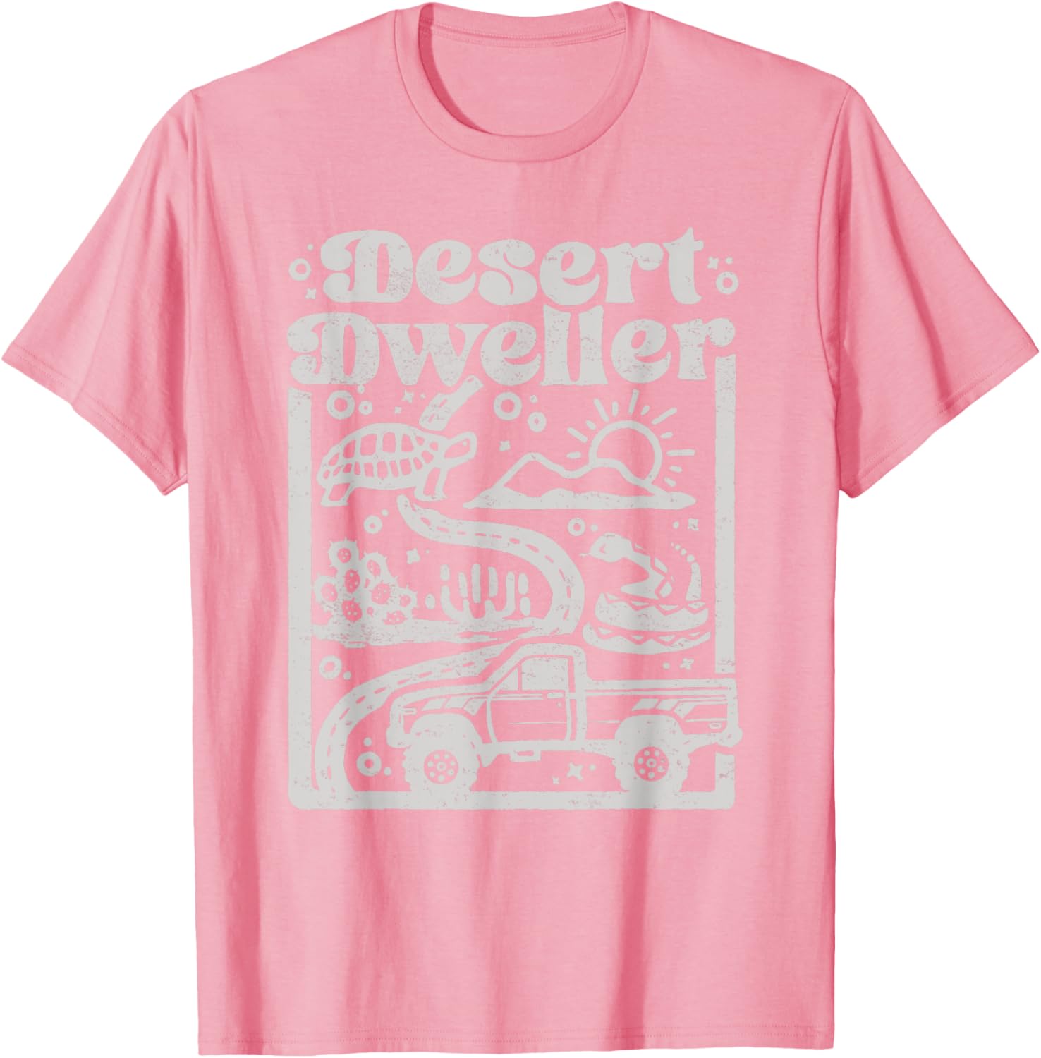 Vintage Desert Dweller Mountain Tee for Vehicle Lovers - Stylish T-Shirt - 18