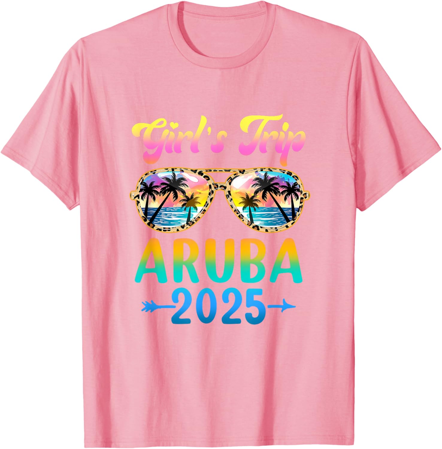 Girls Trip Aruba Summer Vacation Sunglasses T-Shirt for Fun Adventures - 10