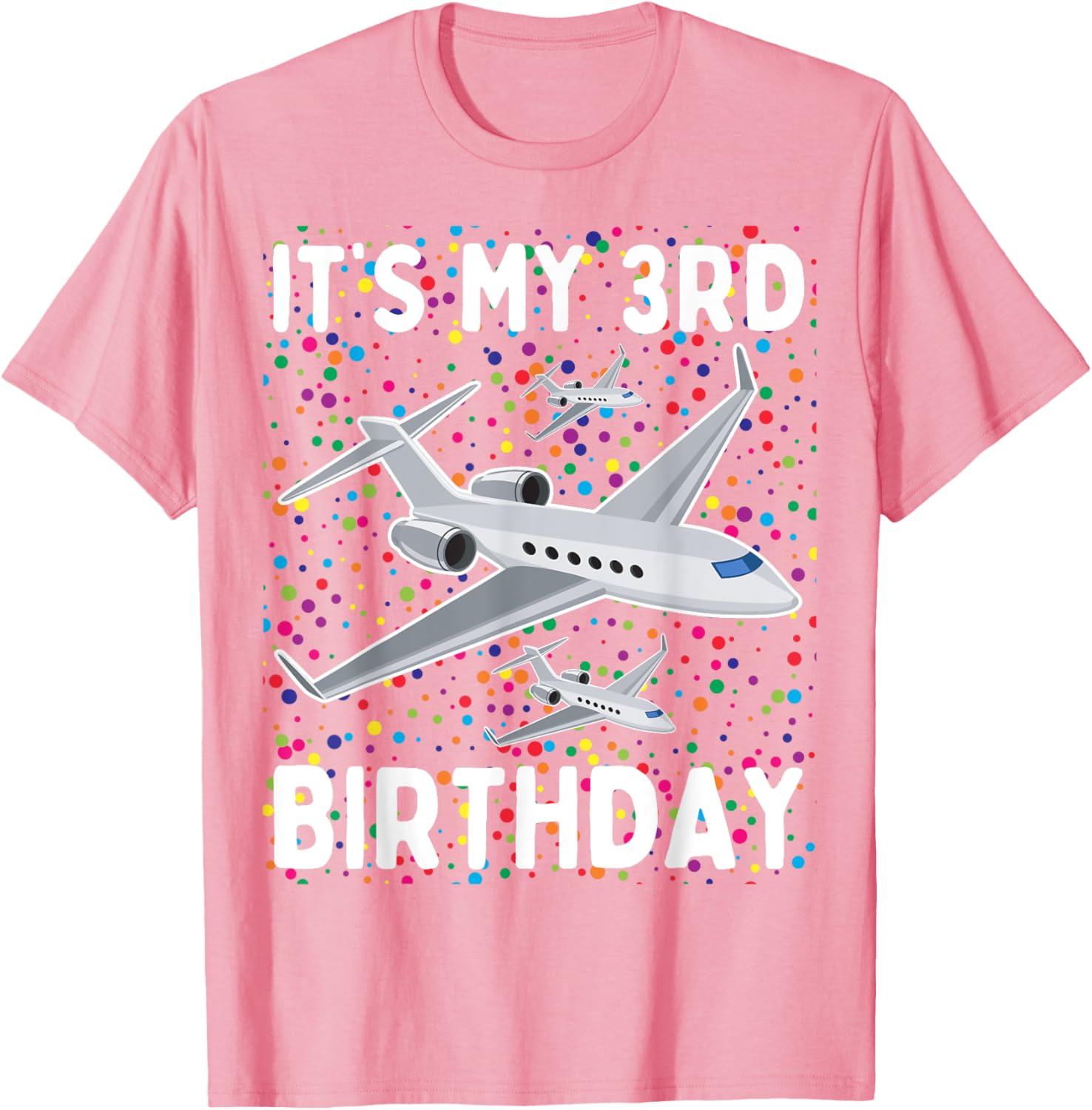 It's My 3rd Birthday Airplane T-Shirt for Boys and Girls - Fun Party Wear - 11