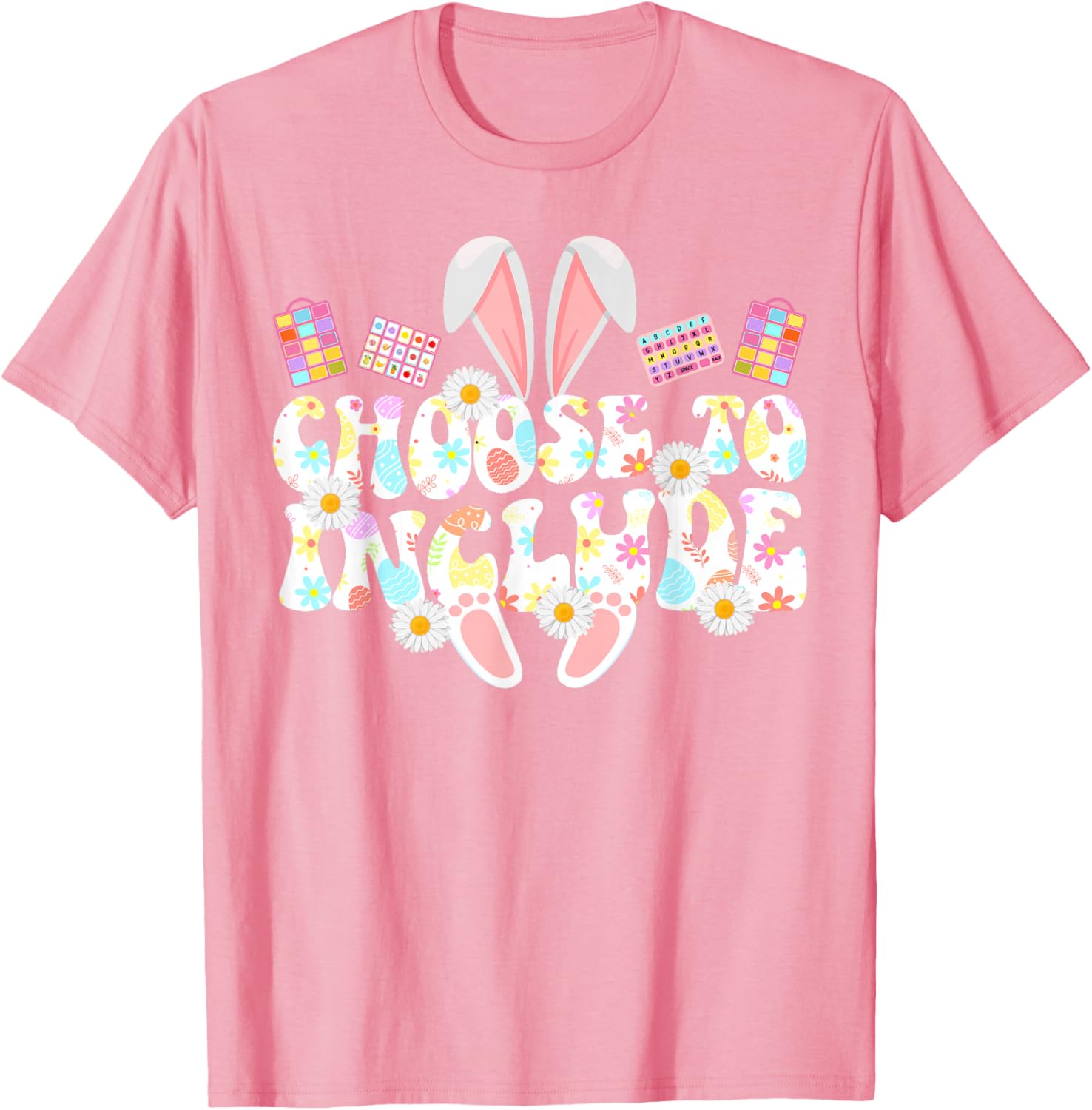 Groovy Easter Bunny Special Education Teacher T-Shirt for SPED Lovers - 14