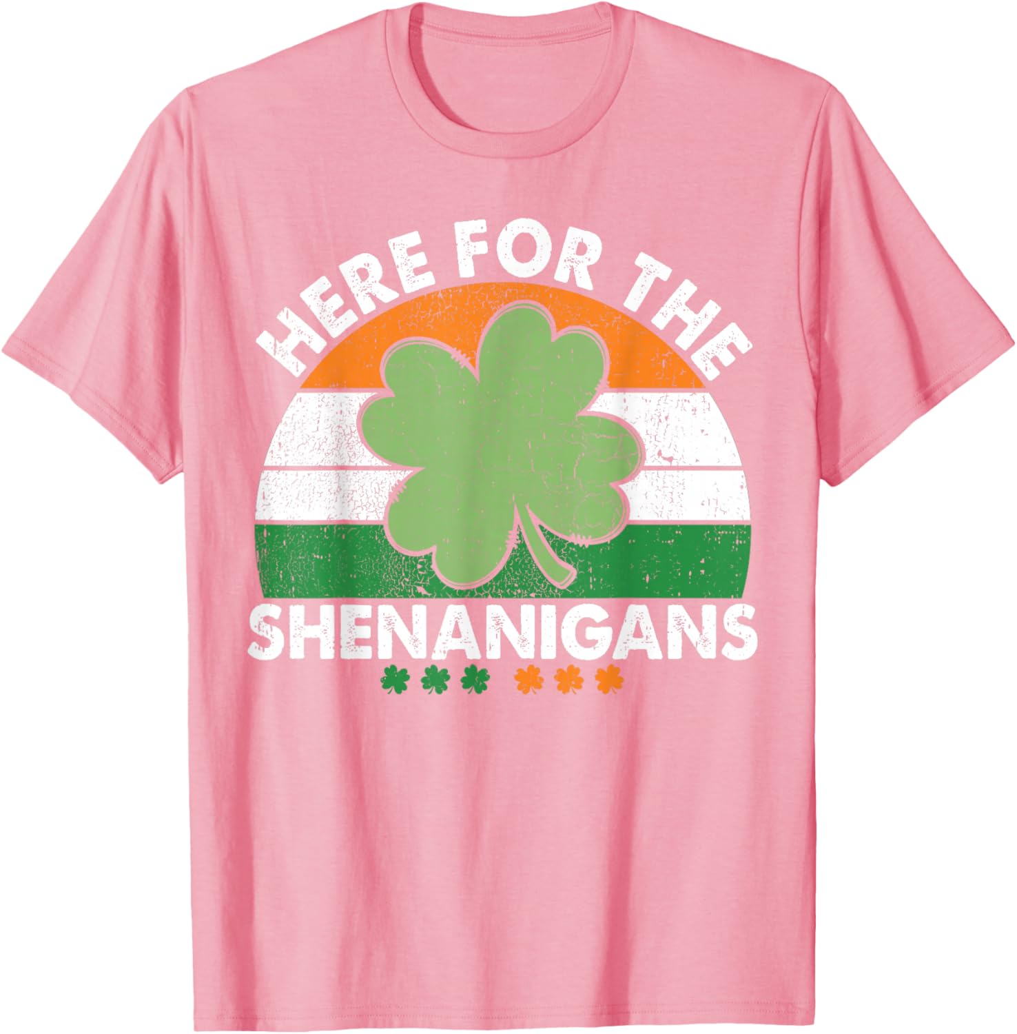 Here For The Shenanigans St Patricks Day T-Shirt Fun Irish Apparel - 8