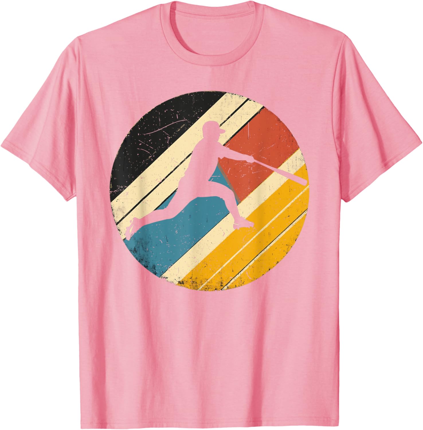 Retro Vintage Baseball Player T-Shirt for Men, Women, and Kids - 22