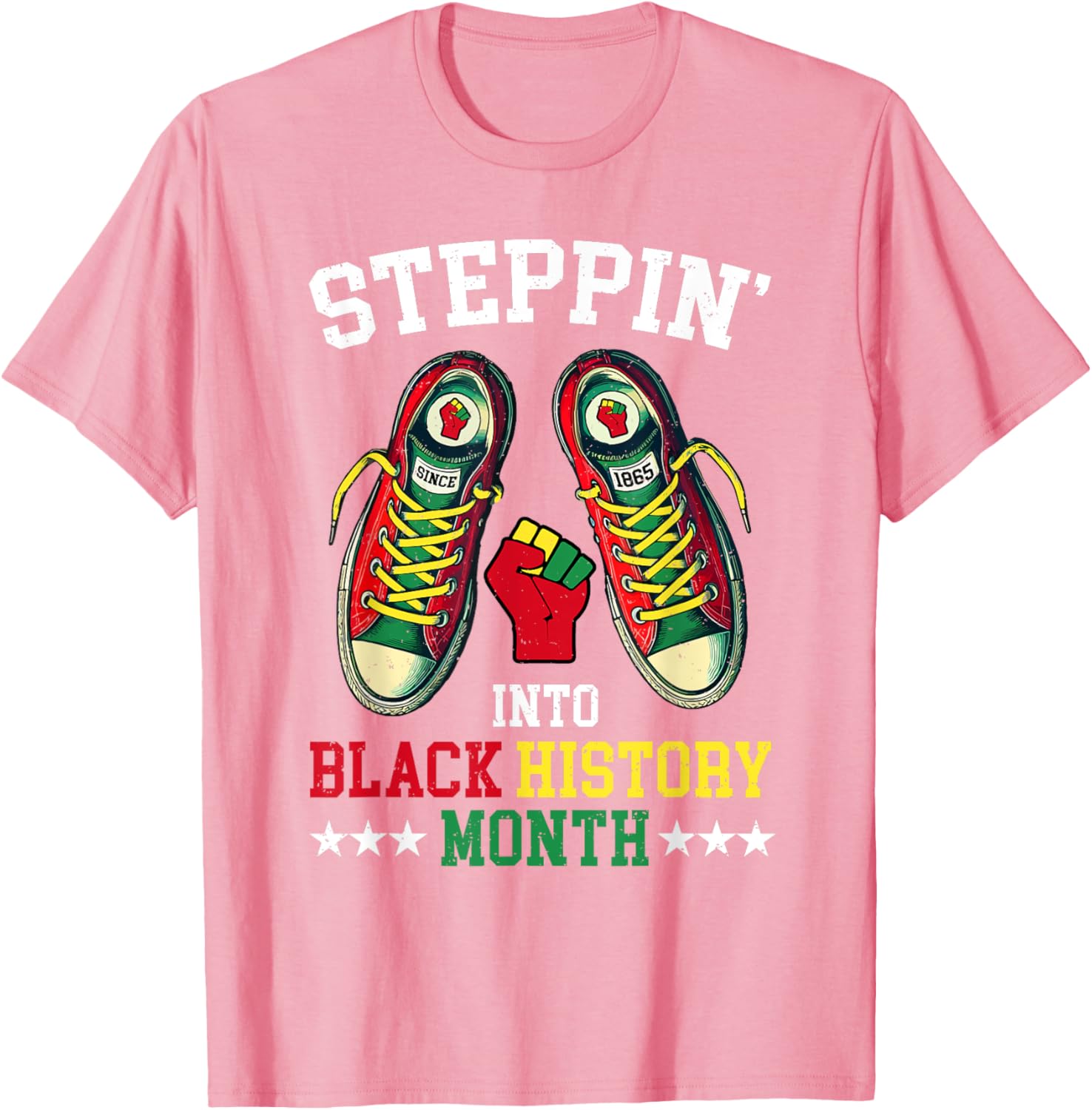 Empower Your Style with Steppin Into Black History Month T-Shirt - 13