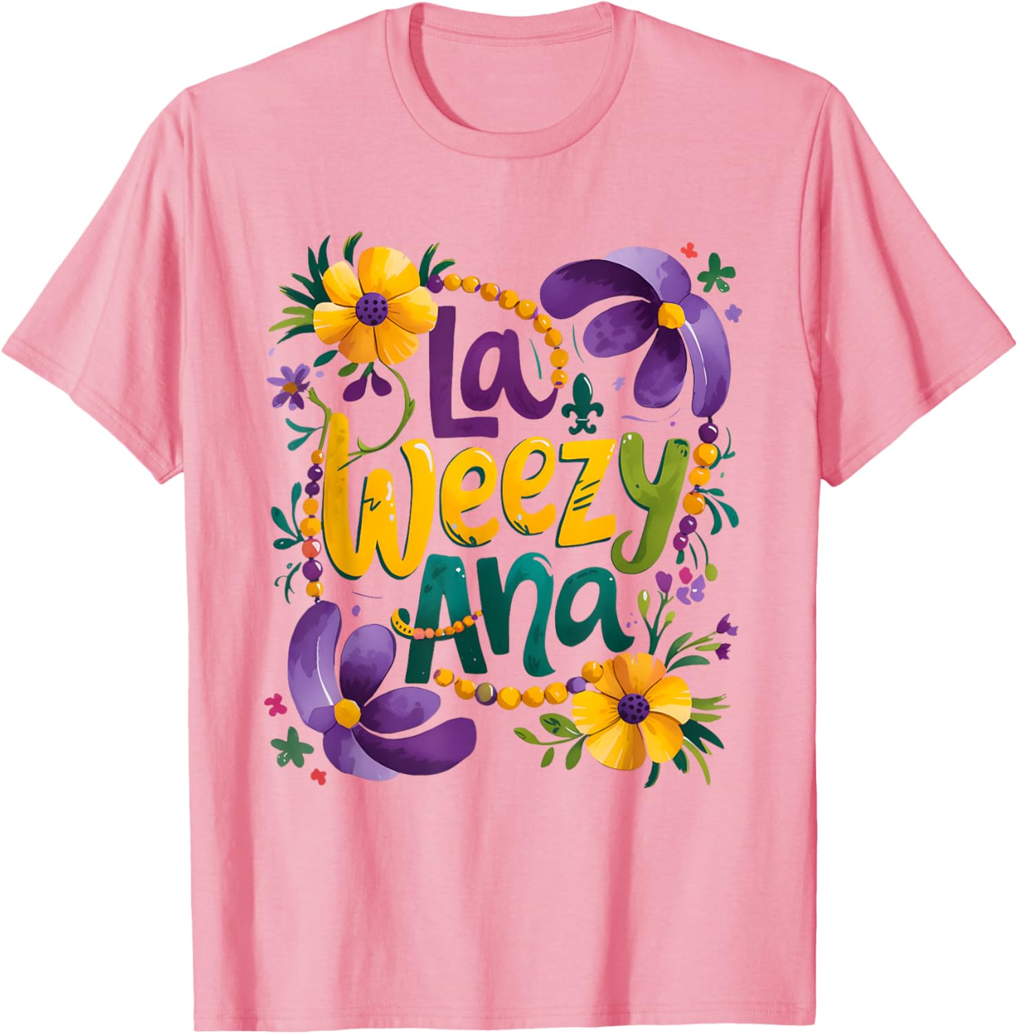 La Weezy Ana Mardi Gras Costume T-Shirt for New Orleans Celebration - 7