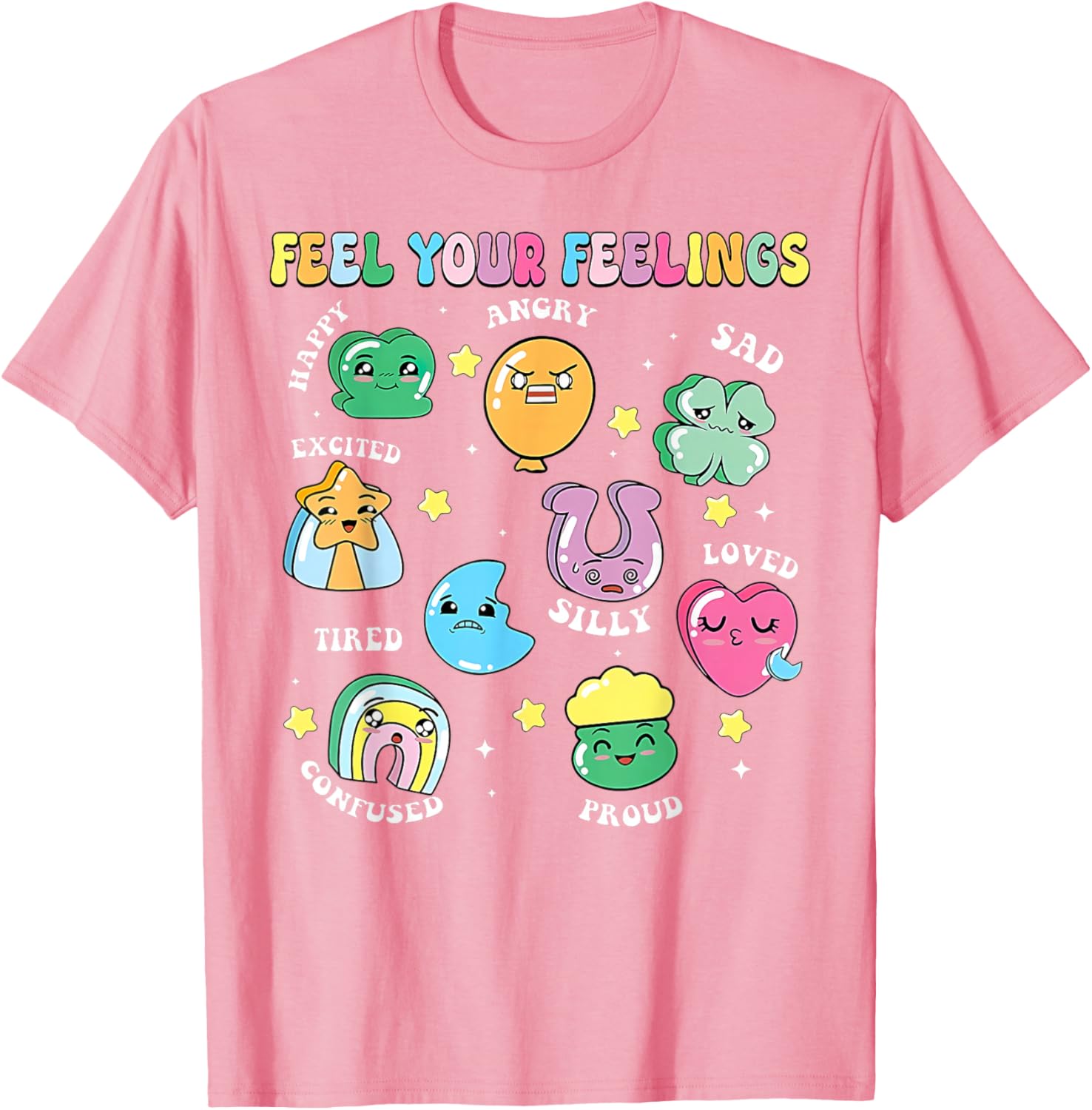 St Patricks Day Feels Your Feelings Teacher T-Shirt for School Counselors - 2