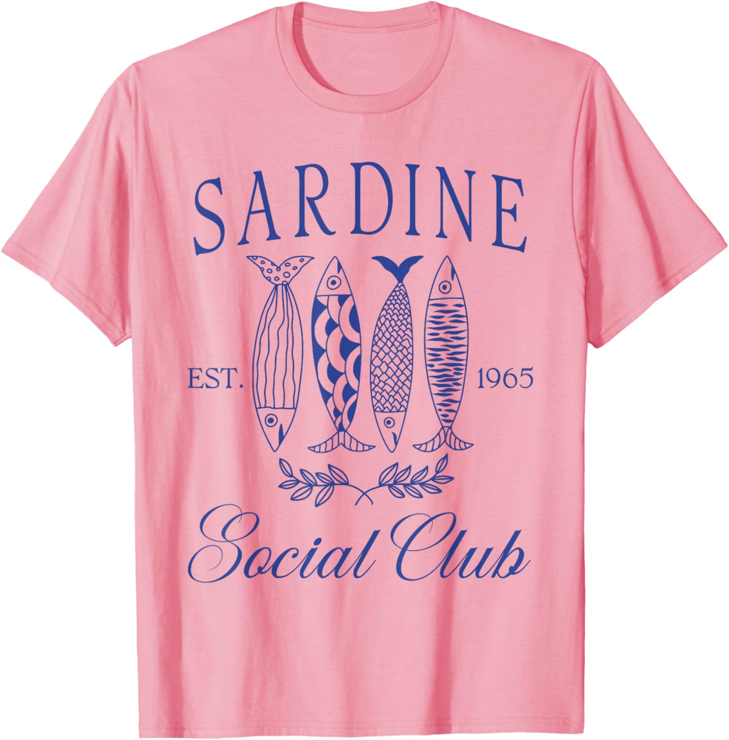 Sardine Social Club Sea Lover T-Shirt for Fish Enthusiasts and Friends - 1