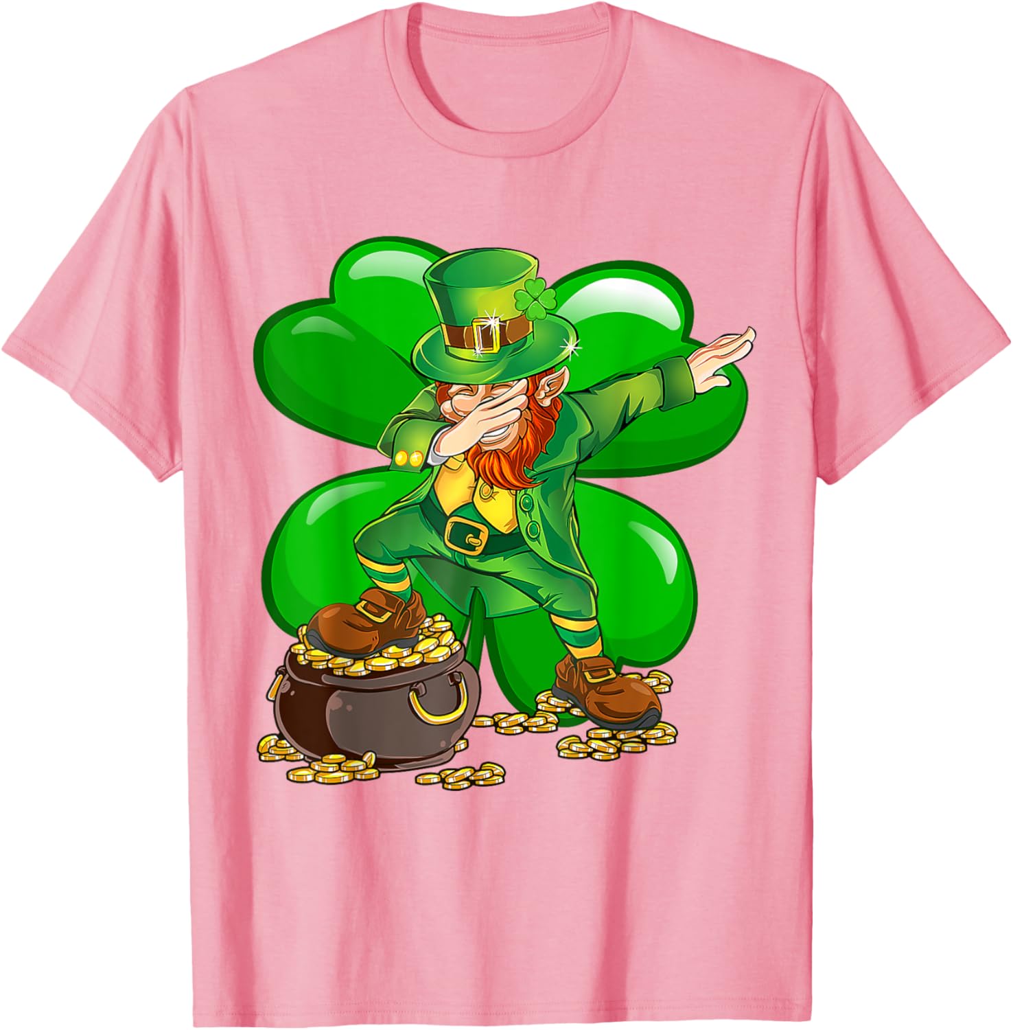 Dabbing Leprechaun T-Shirt for St Patrick's Day Fun for Everyone - 24
