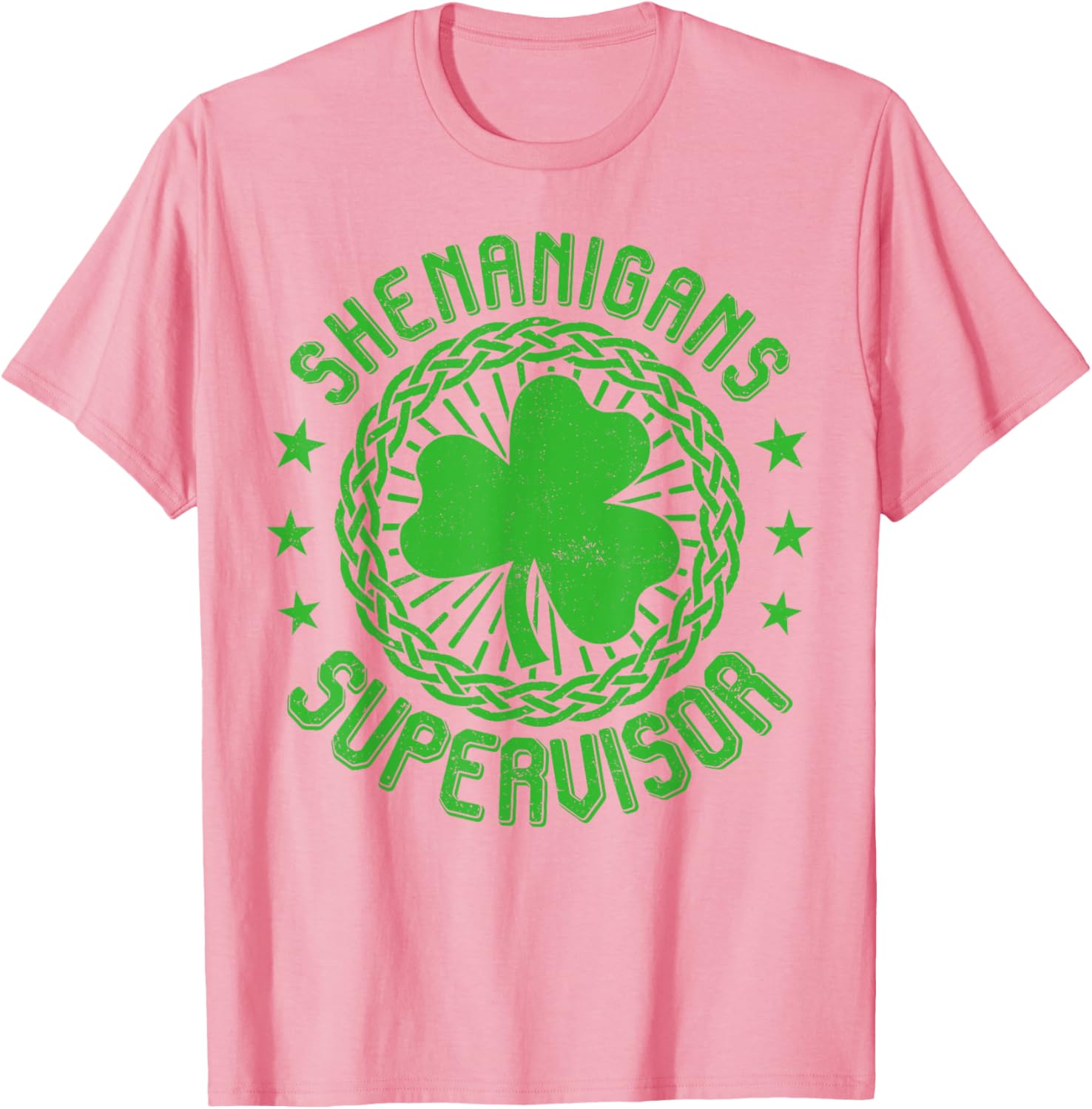 Shenanigans Supervisor Shamrock St Patricks Day T-Shirt for Fun Celebrations - 15