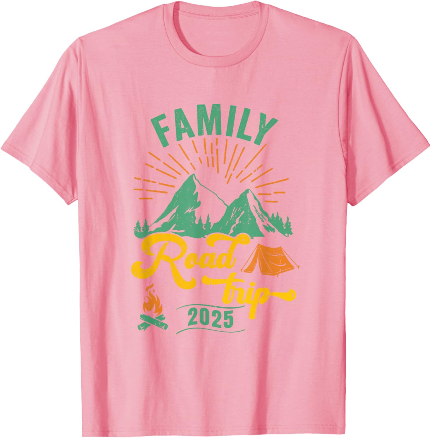Family Road Trip Camping T-Shirt 2025 Adventure Vacation Gear - 1