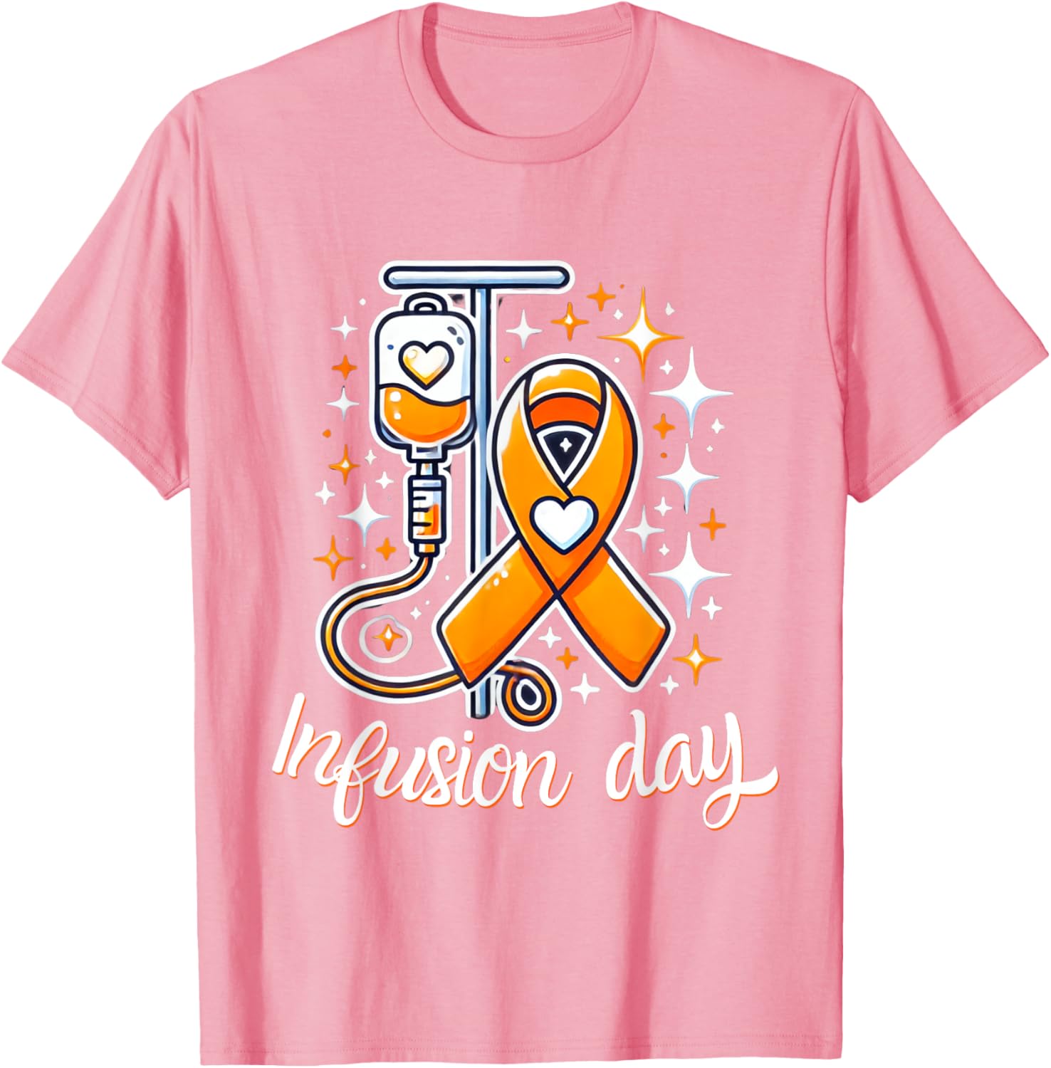MS Infusion Day Multiple Sclerosis Awareness Ribbon T-Shirt for Supporters - 12