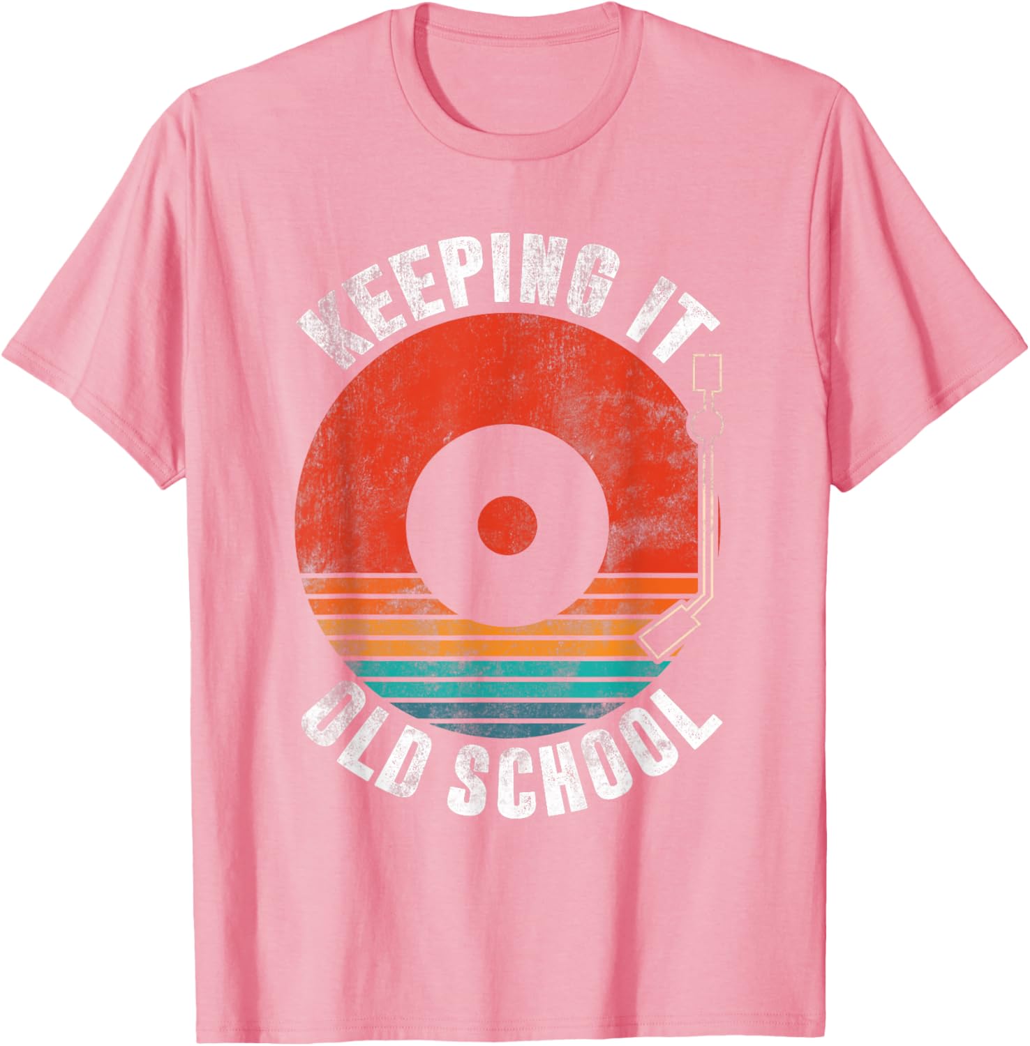 Retro Vinyl Record Player T-Shirt | Keeping It Old School Style - 1