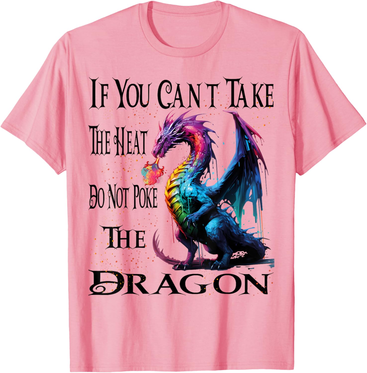 Cool Dragon Flame-Spewing T-Shirt for Mythical Creature Fans - 7