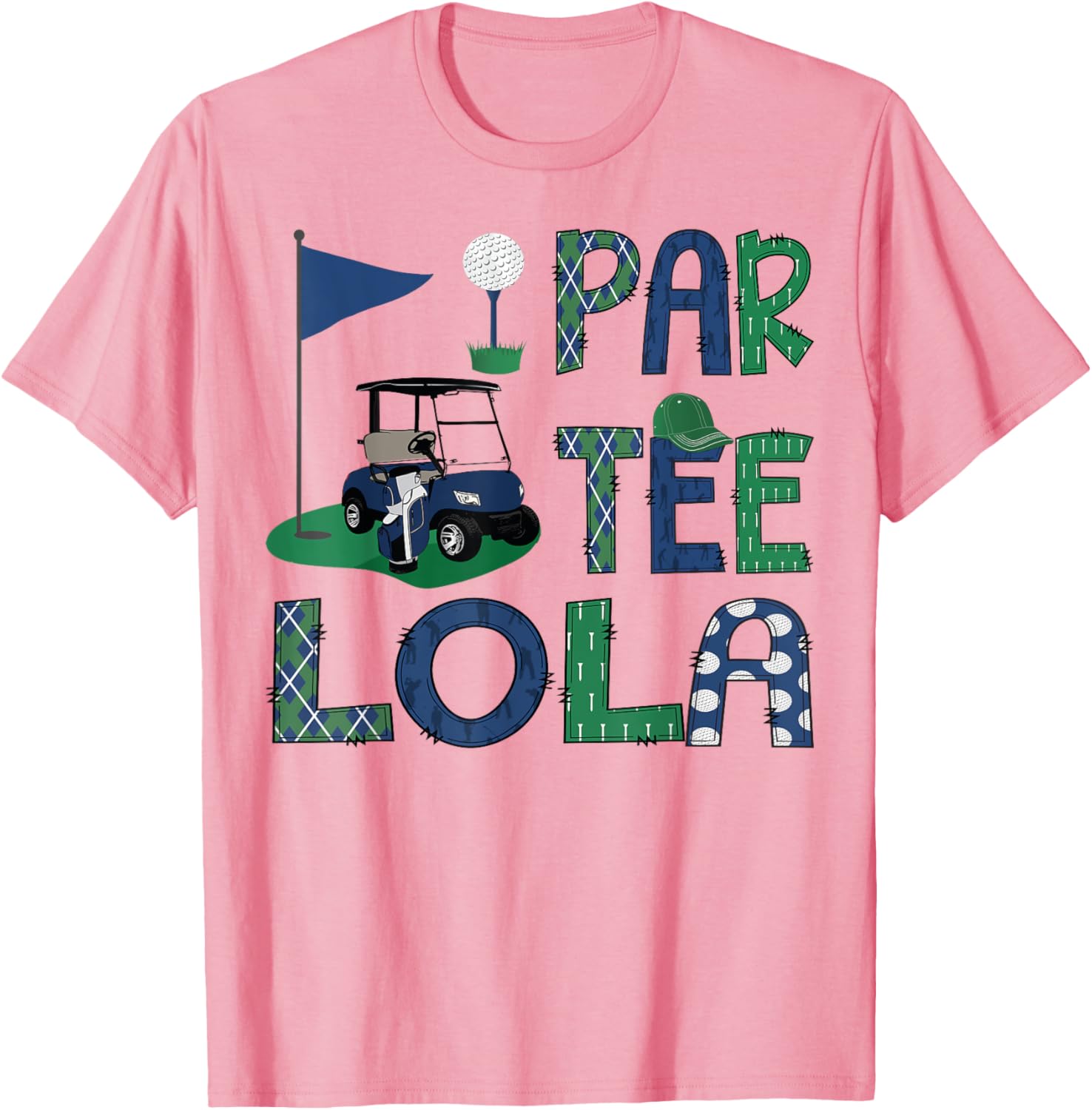 Par-Tee Lola Golf Lover Family Matching Birthday T-Shirt for Fun Celebrations - 5