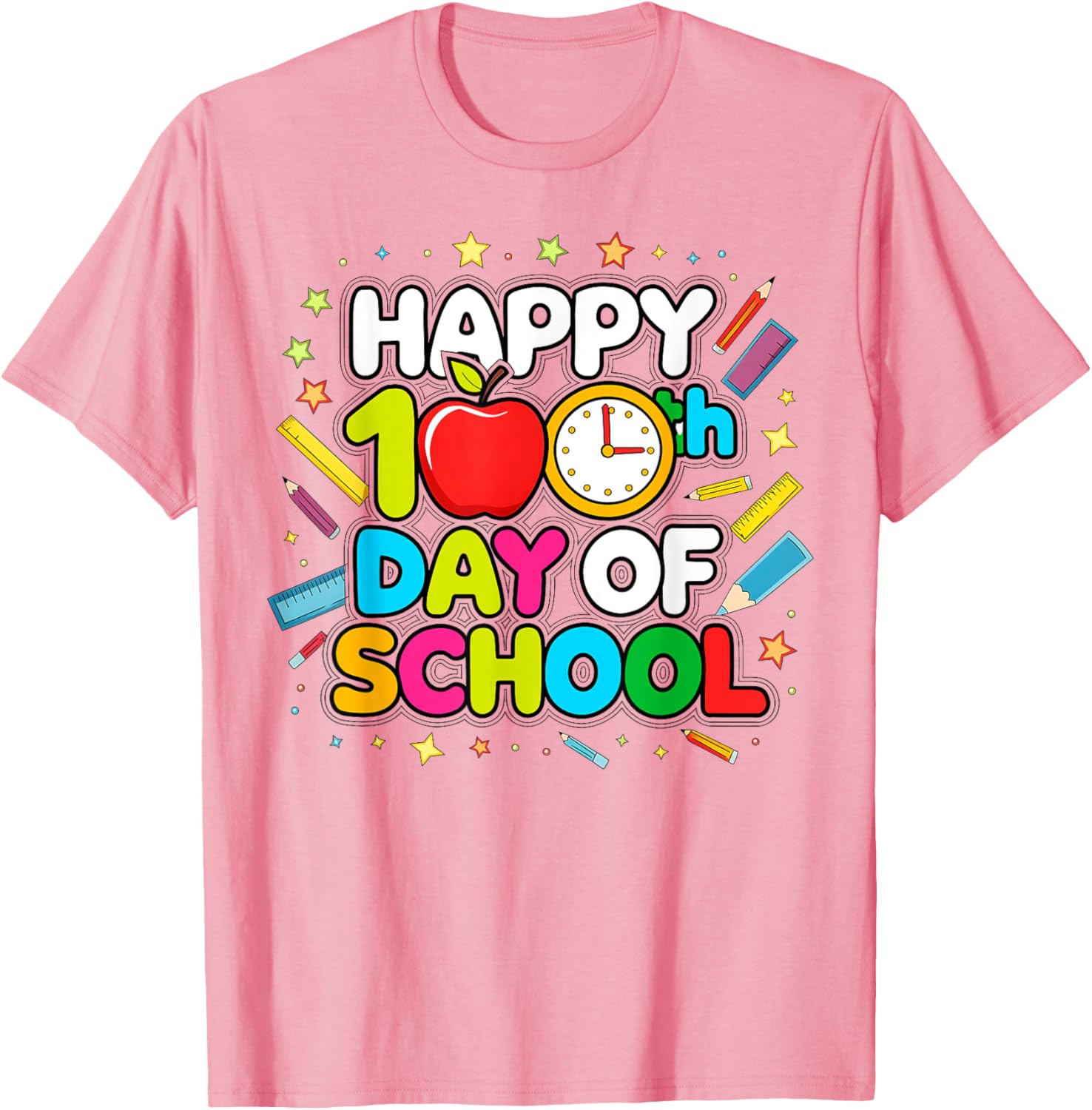 100 Days of School T-Shirt for Toddlers Perfect for Teachers and Students - 2