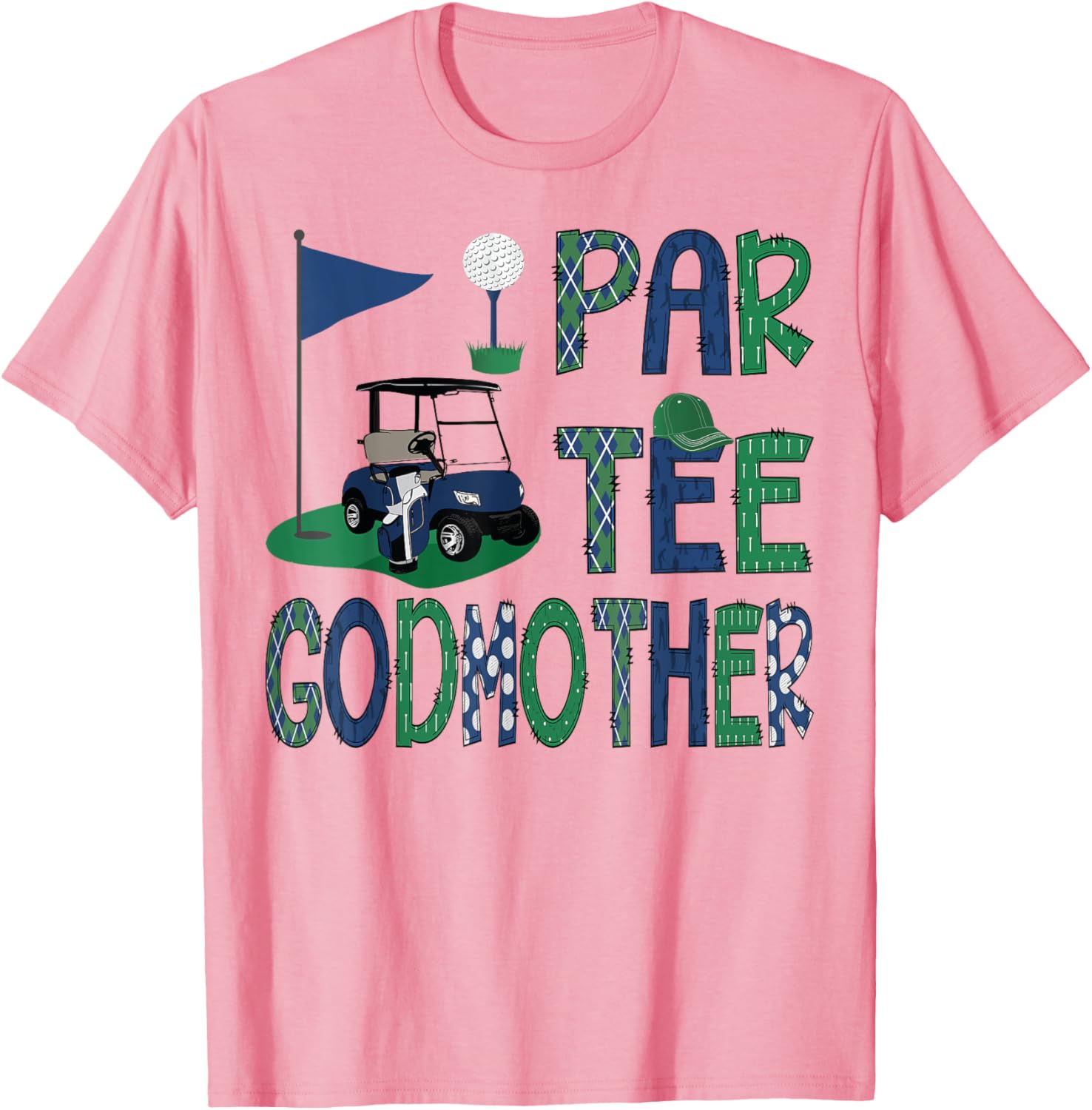 Par-Tee GodMother Golf Lover Family Matching Birthday T-Shirt - 7