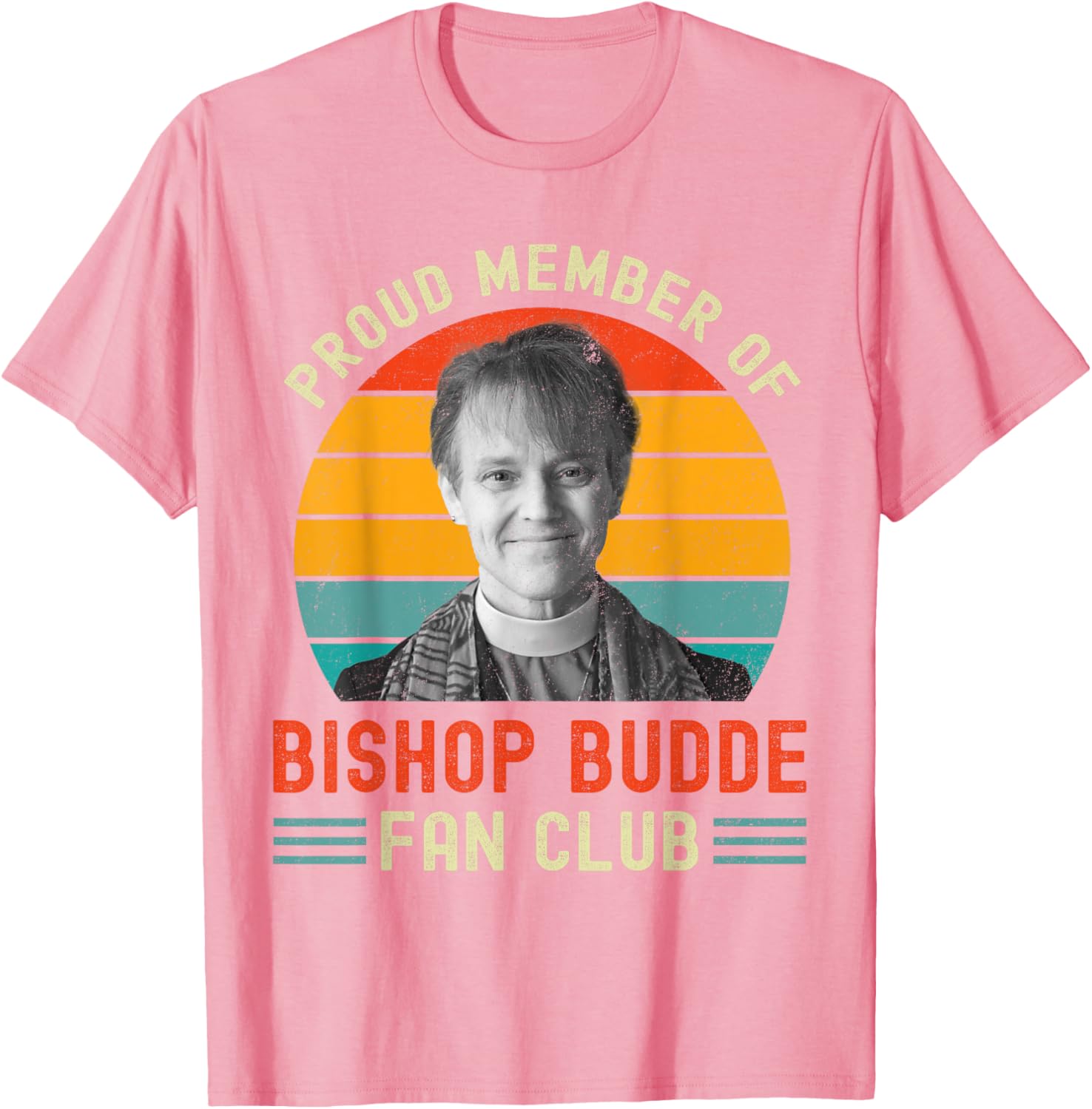 Proud Member of Bishop Budde Fan Club Vintage US Flag T-Shirt - 12