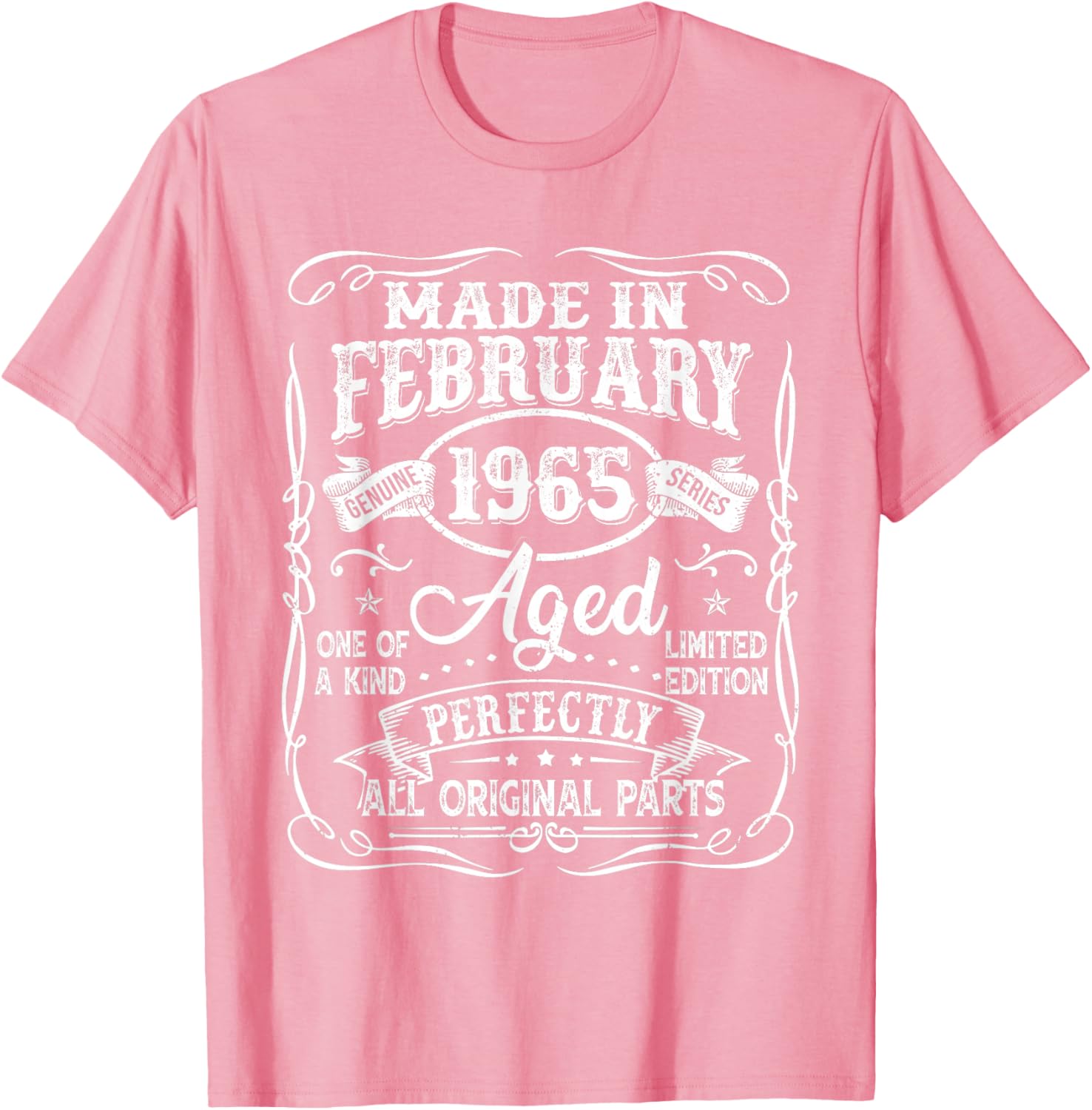Vintage 60th Birthday T-Shirt for Men Born in February 1965 - 13