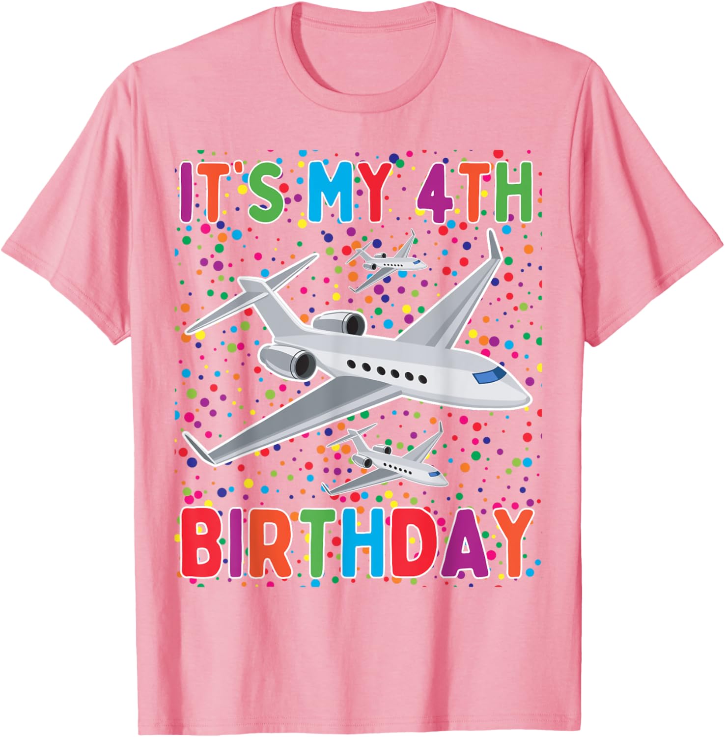 It's My 4th Birthday Airplane T-Shirt for Boys and Girls Celebrate in Style - 15