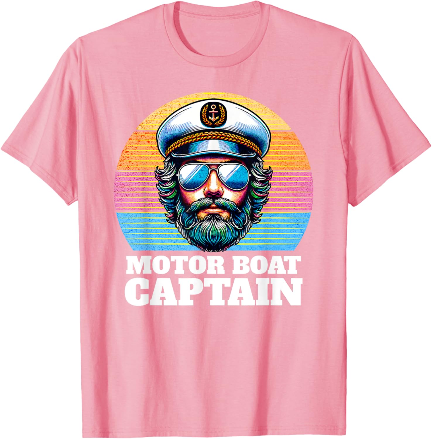 Funny Motor Boat Captain T-Shirt for Men and Women, Nautical Humor Apparel - 21