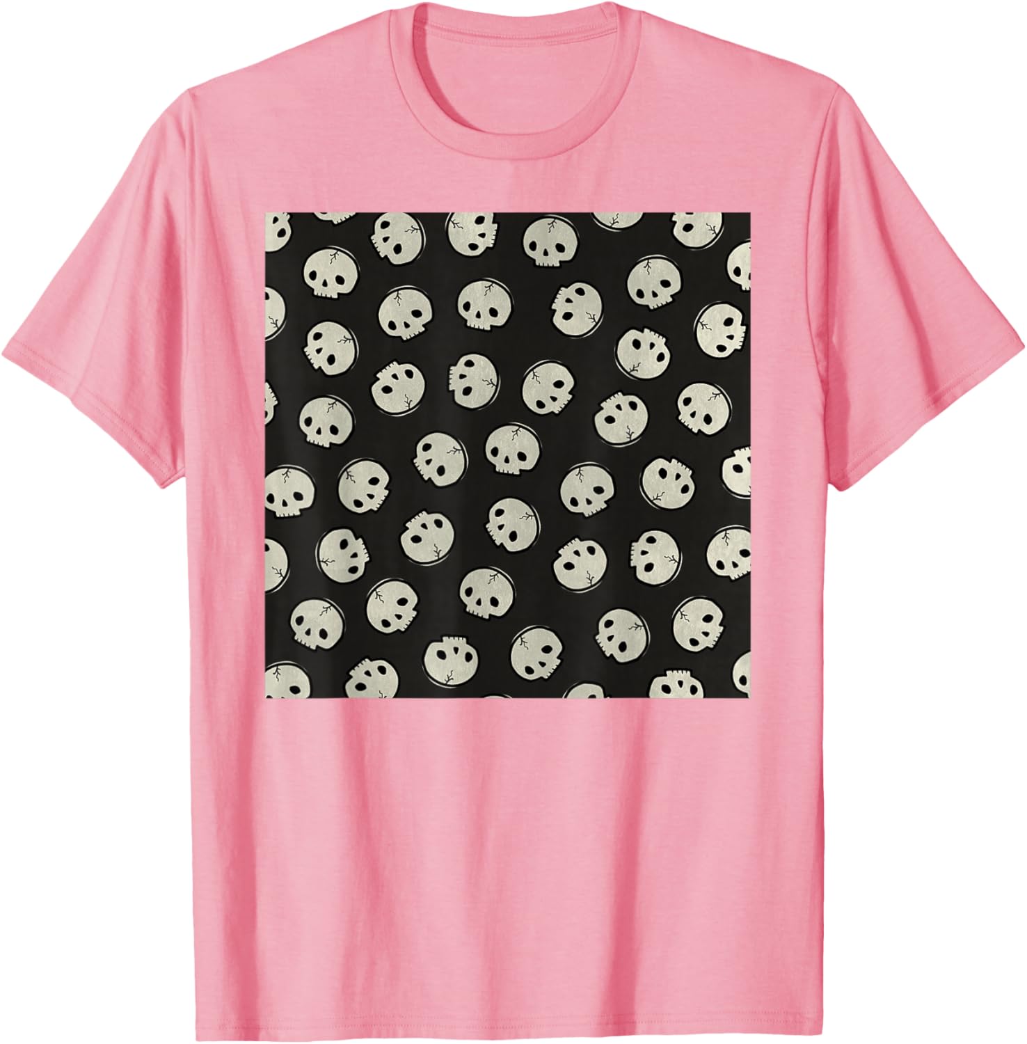Trendy Cecelia Hotzler Skull Pattern Graphic T-Shirt for Unique Style - 8