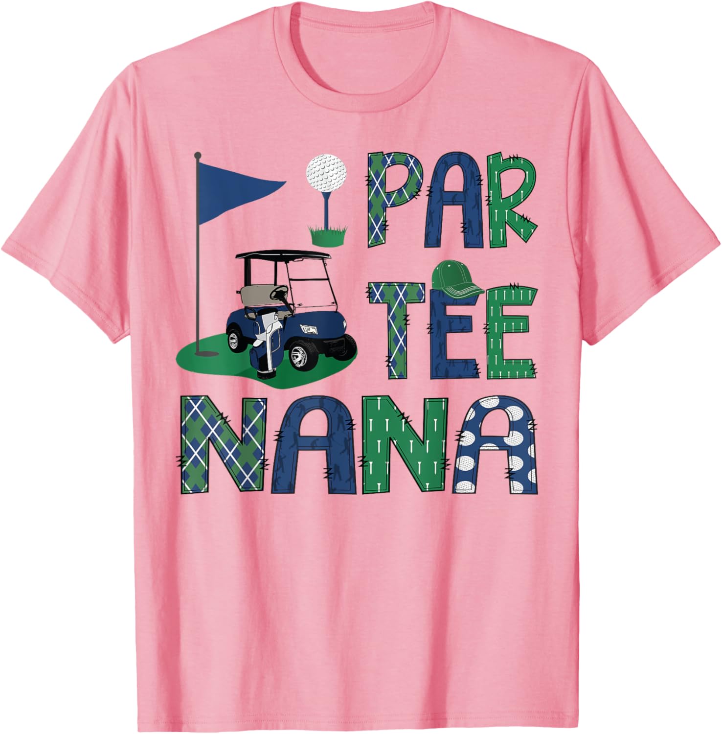 Par-Tee Nana Golf Lover Birthday Family Matching T-Shirt Gift - 7