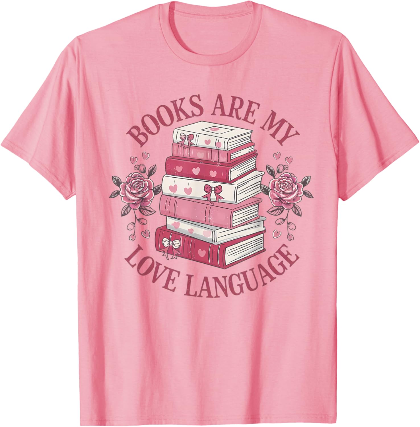 Books Are My Love Language T-Shirt for Reading Lovers and Librarians - 4