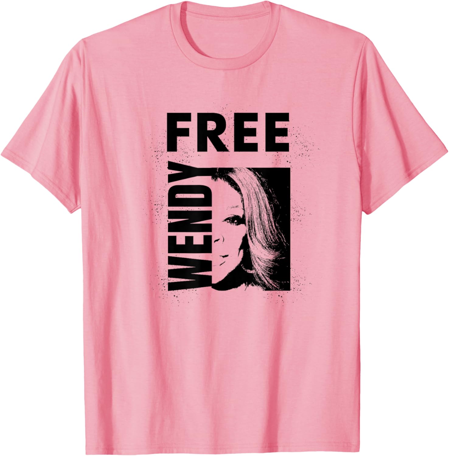 Free Wendy Outline Square Design T-Shirt for Trendy Casual Style - 13