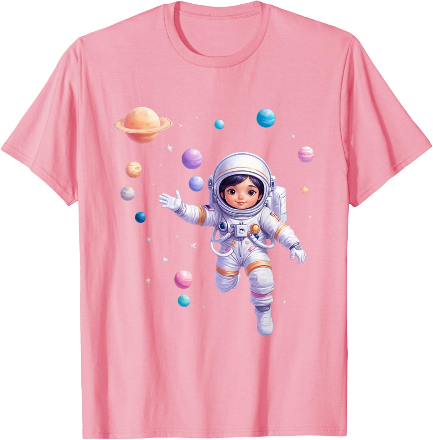 Cute Space Explorer T-Shirt for Future Astronaut Girls - Adorable Design - 20