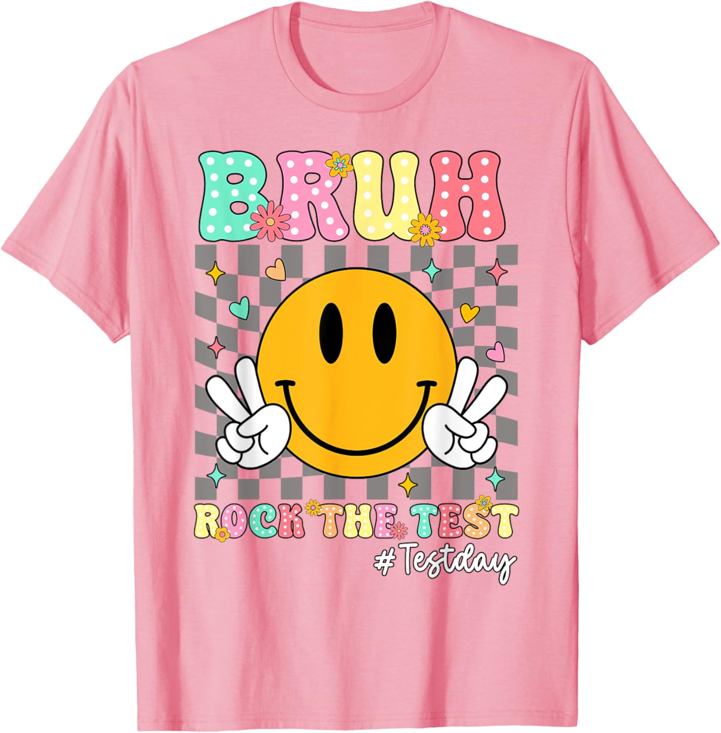 You Got This Test Day Smile Rock the Test Kids T-Shirt for Boys and Girls - 2