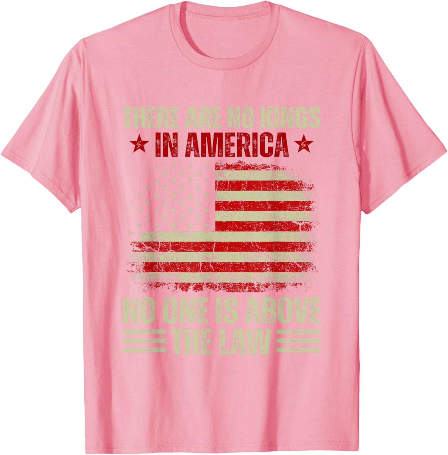 No Kings In America T-Shirt – Law and Justice Graphic Tee for Everyone - 14