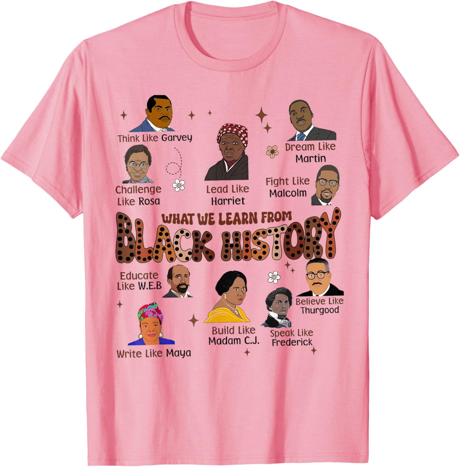 Celebrate Black History Month with Our Inspiring People Version T-Shirt - 3