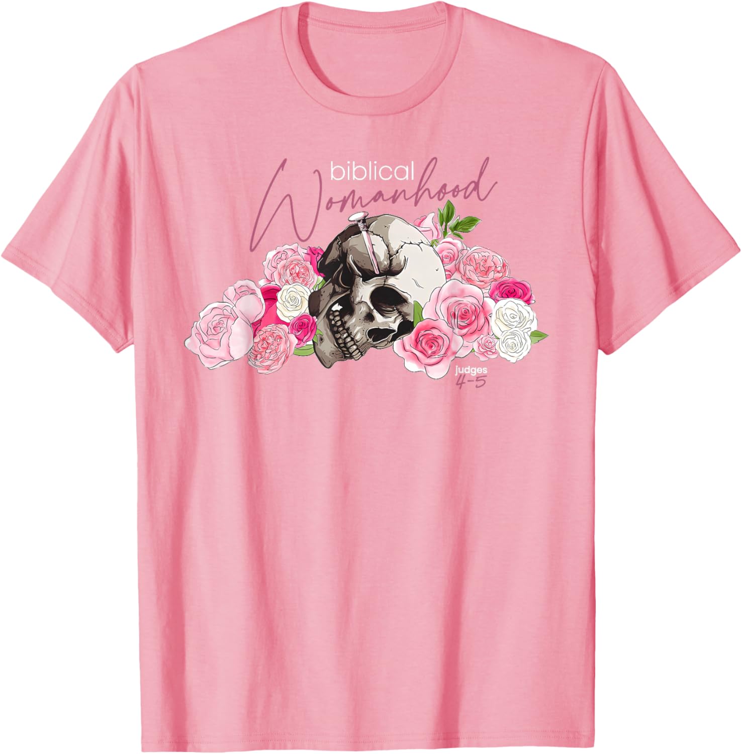 Biblical Womanhood Deborah T-Shirt for Christian Women - Judges 4-5 Design - 15