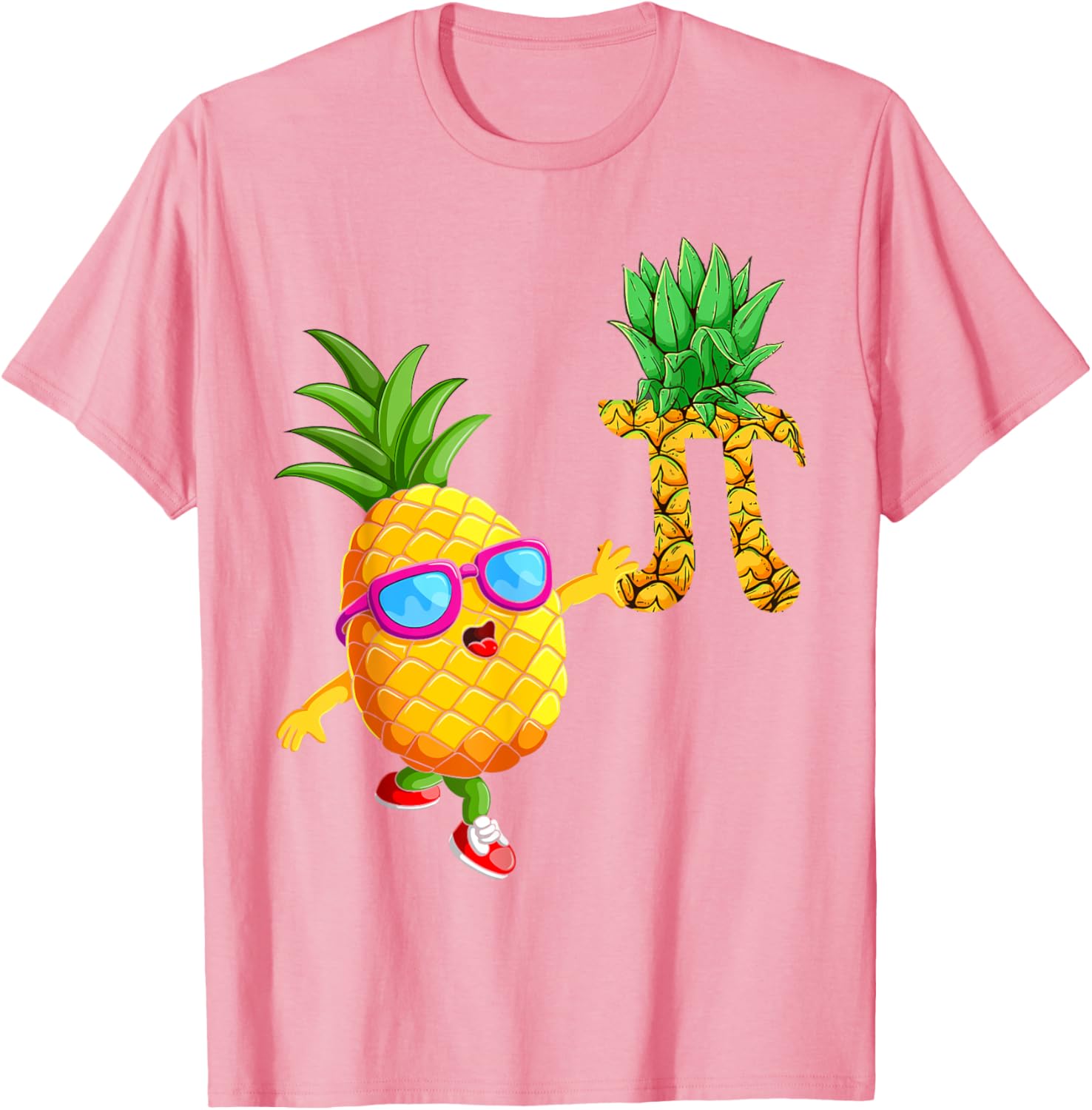 Pineapple Pi Day T-Shirt for Math Lovers and Foodies Fun Design - 10